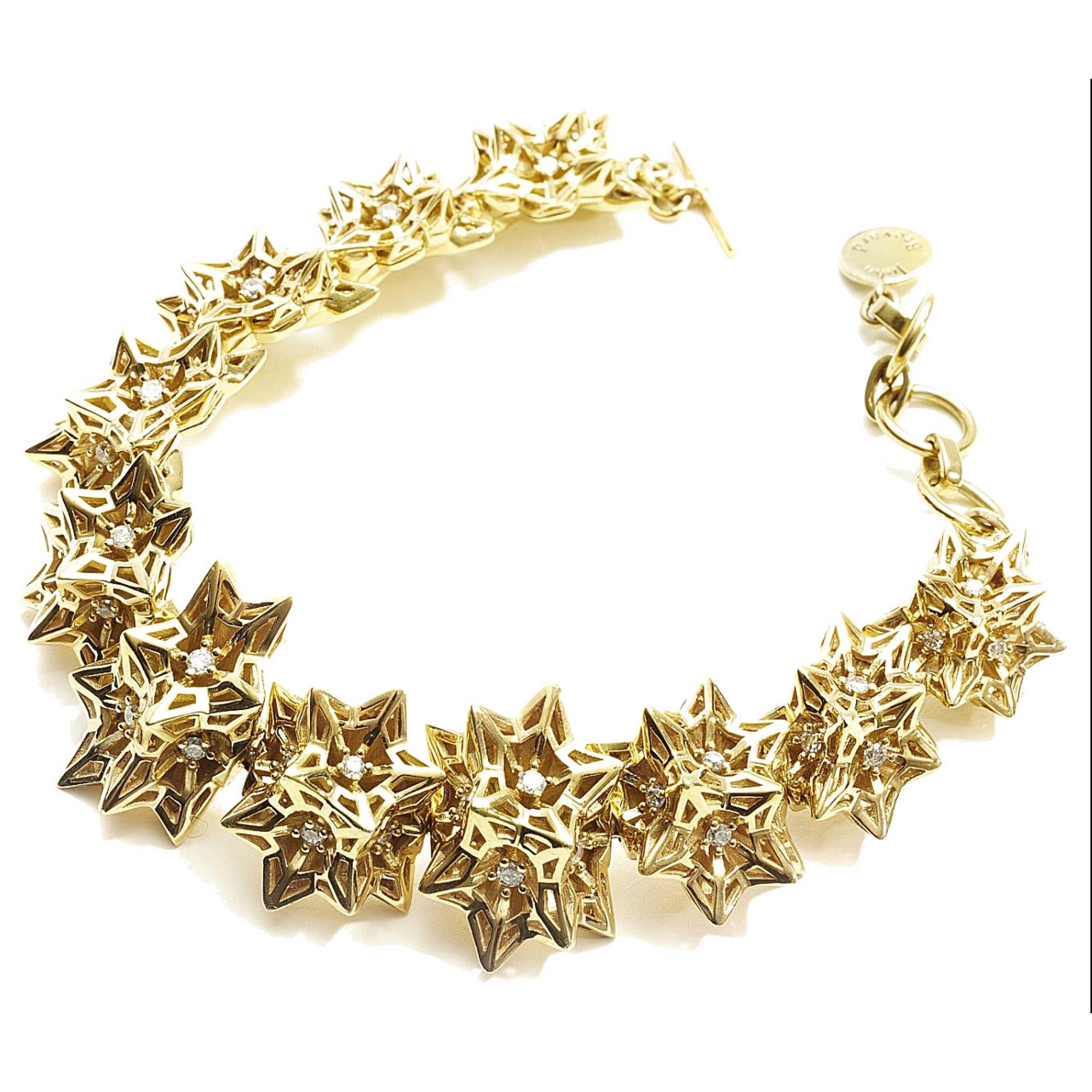 Helix Frame Gold Bracelet