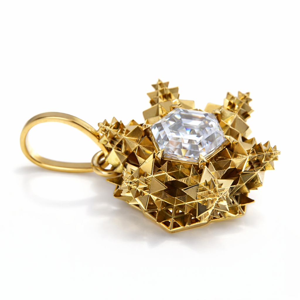 Celestial Bloom Pendant Necklace