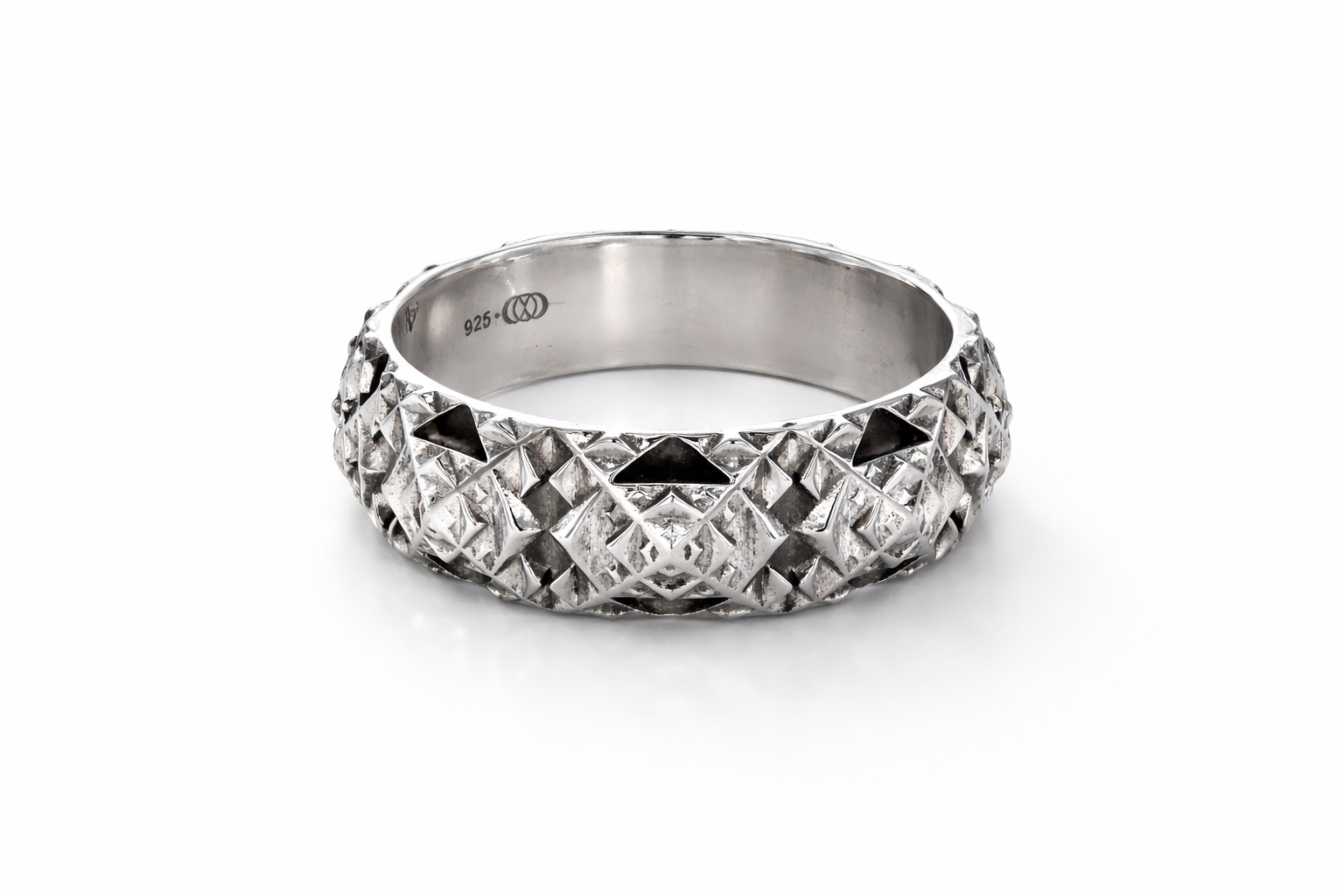 Thoscene Silver Band Ring