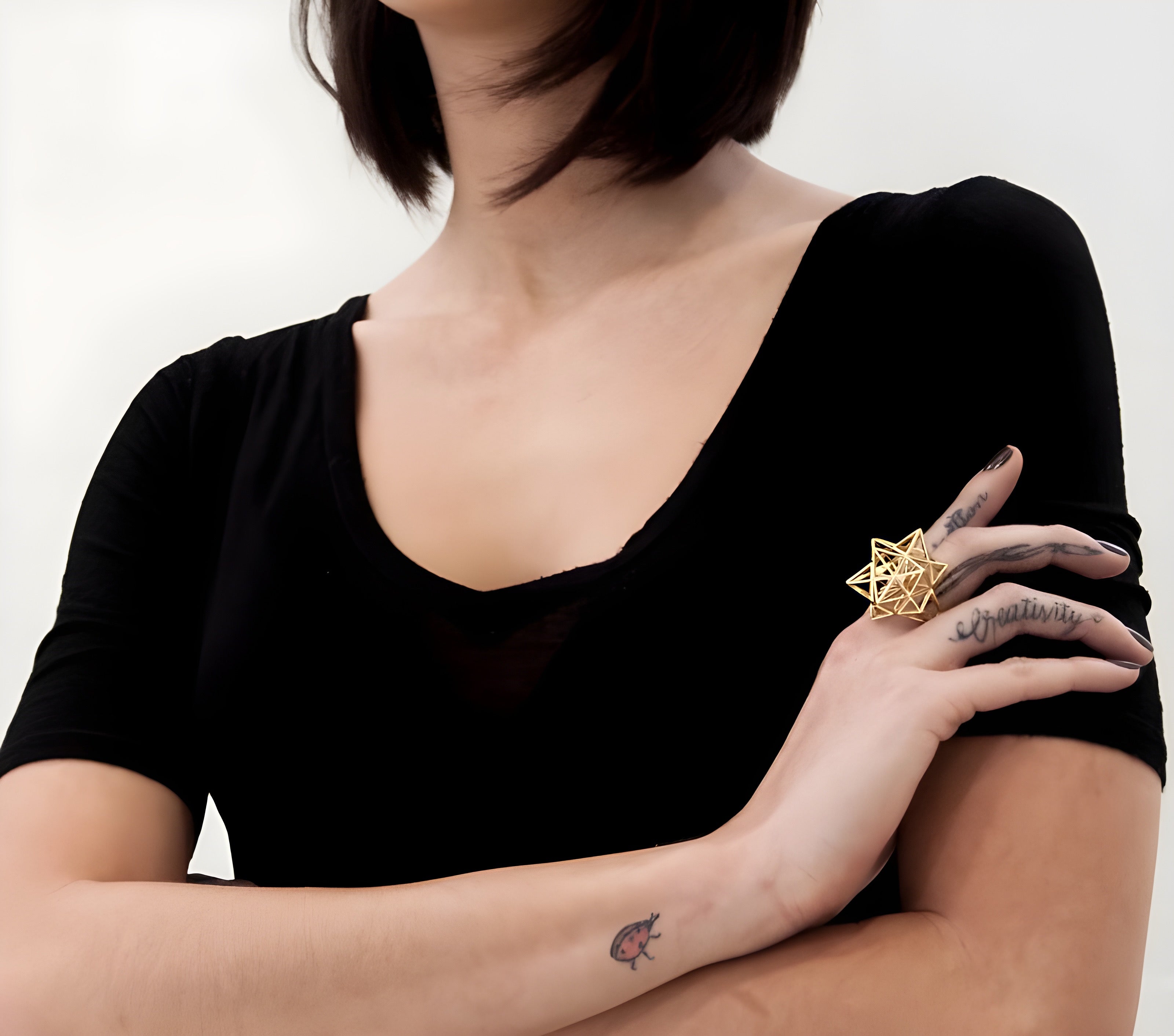 Framework Star 18k Gold Ring