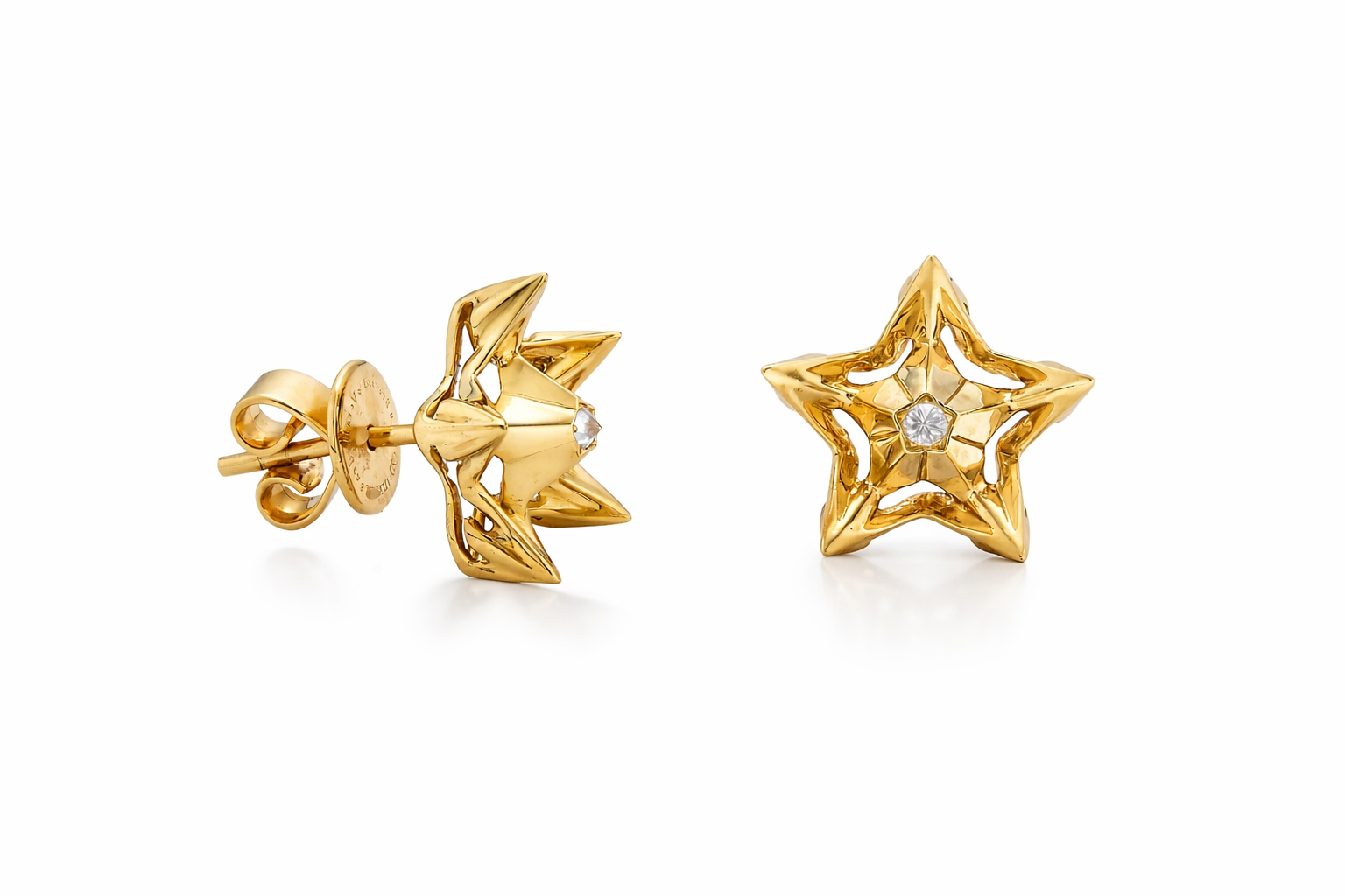 Nova Wrap Diamond Stud Earrings