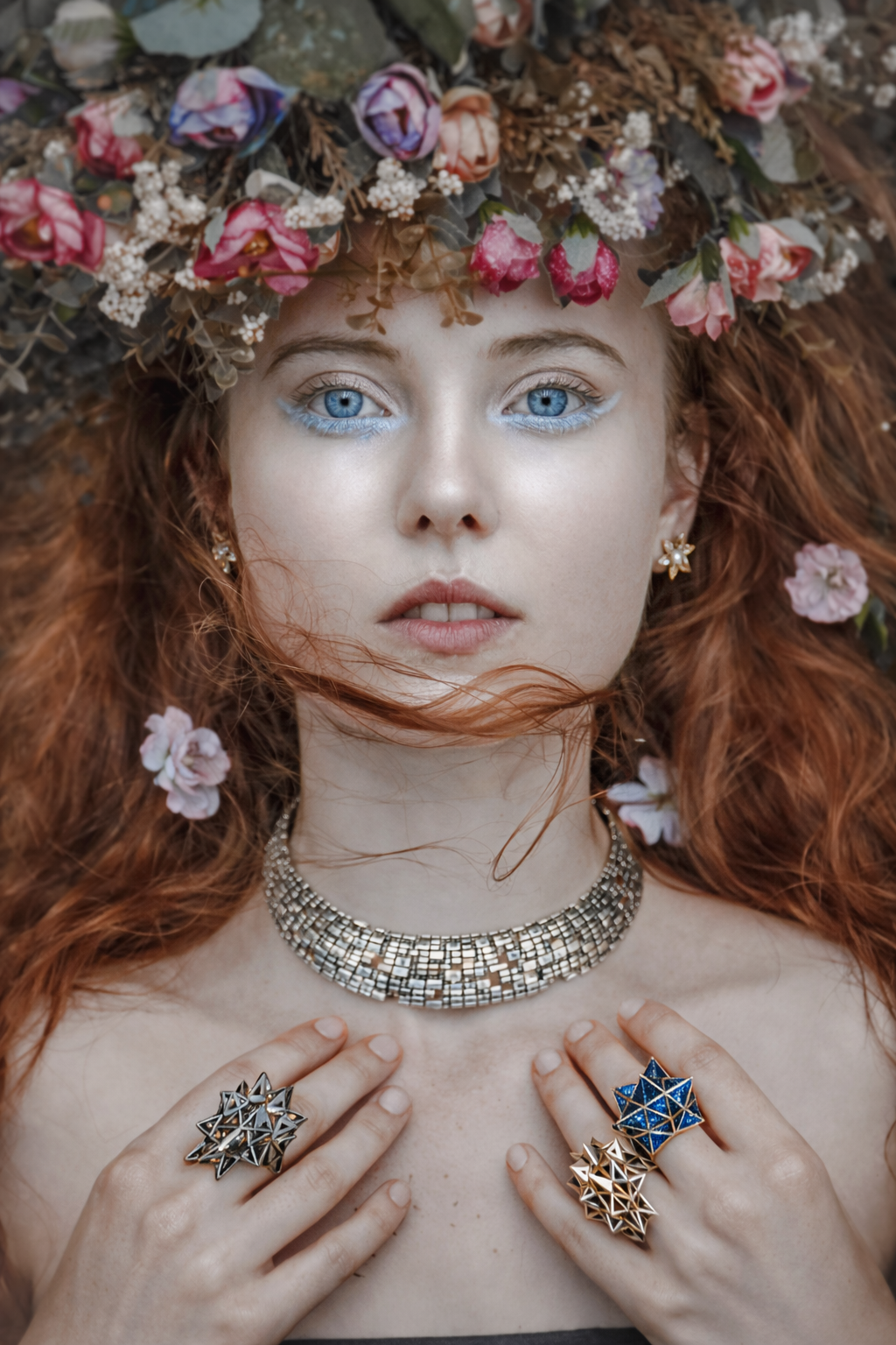 Nova Wrap Diamond Stud Earrings