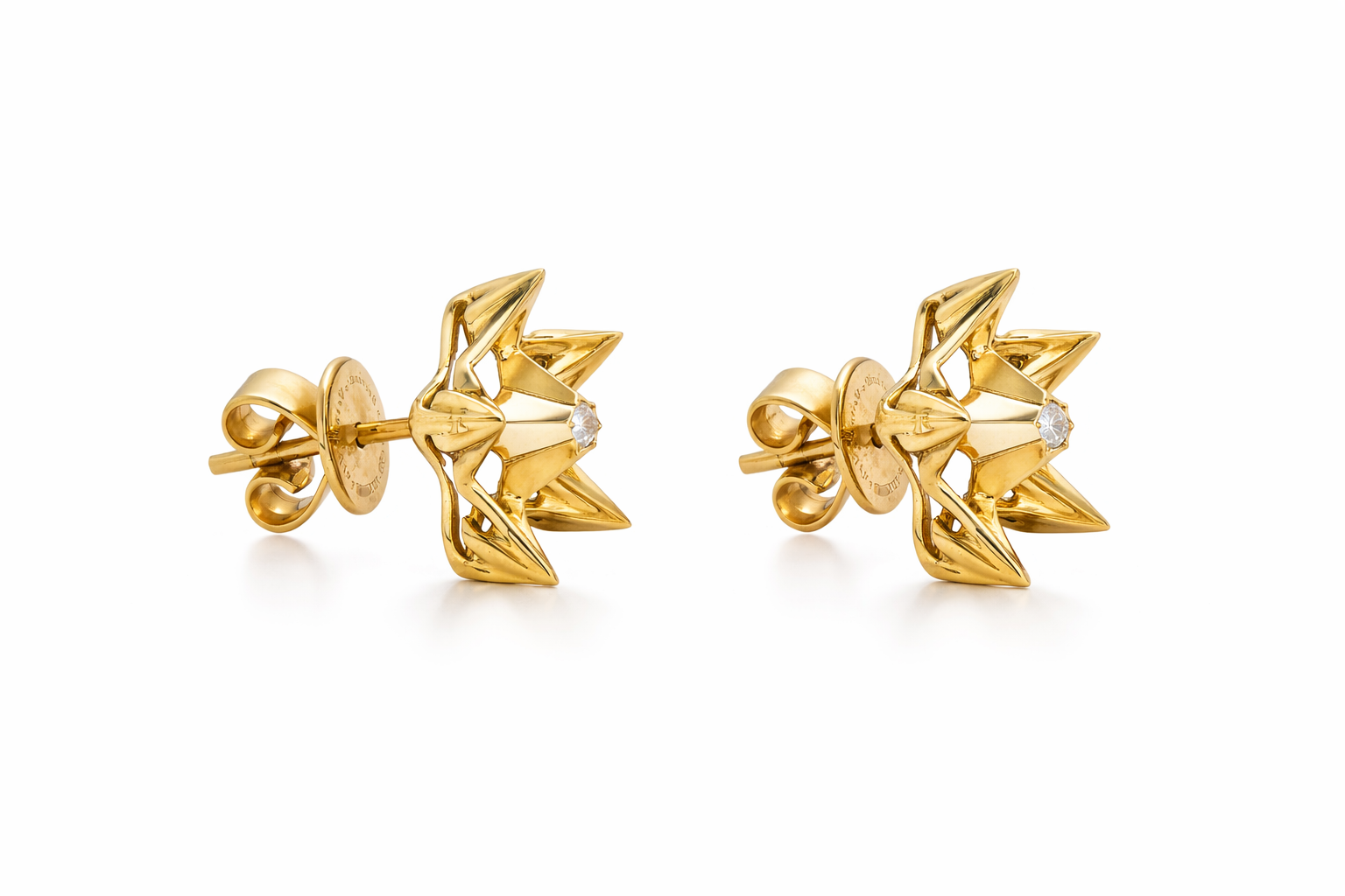 Nova Wrap Diamond Stud Earrings