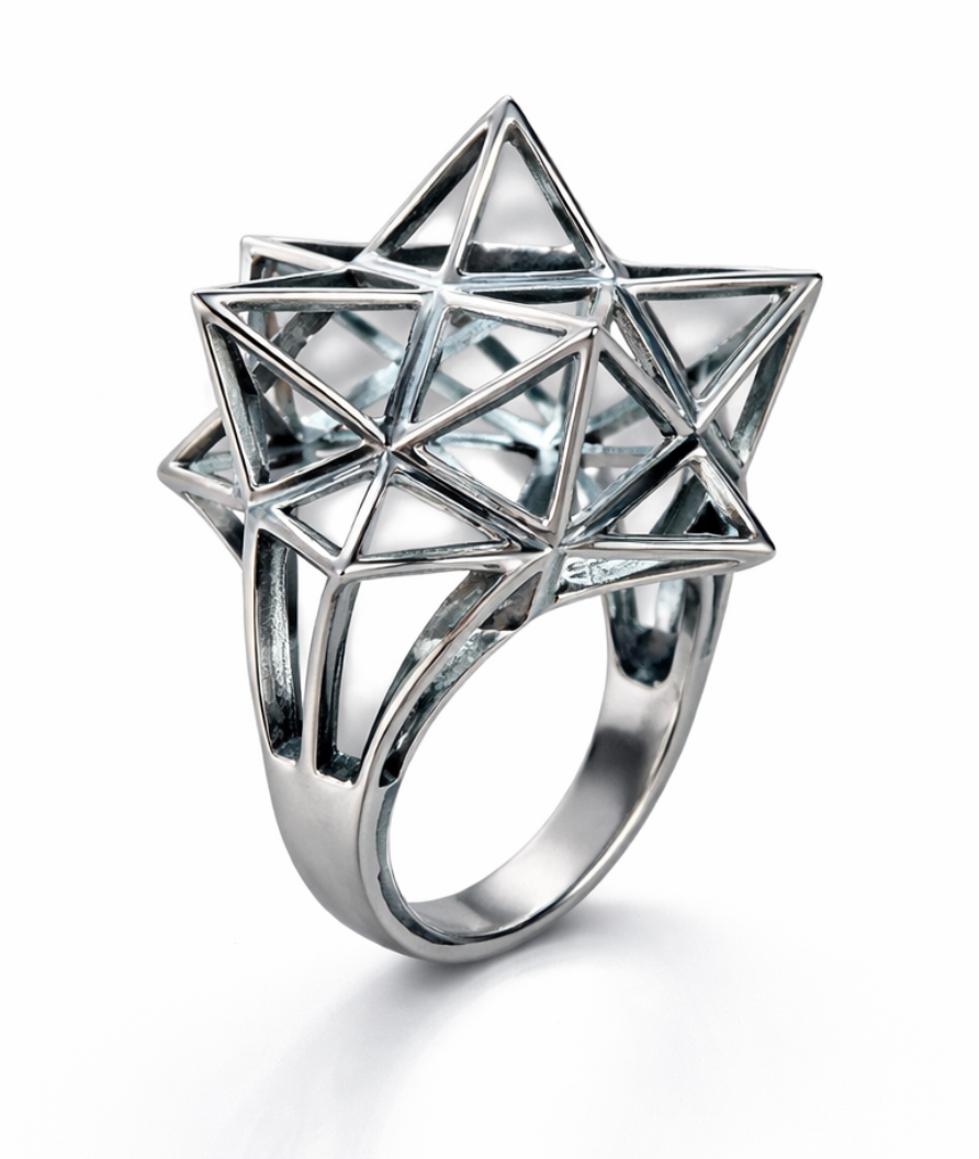 Framework Star Silver Ring