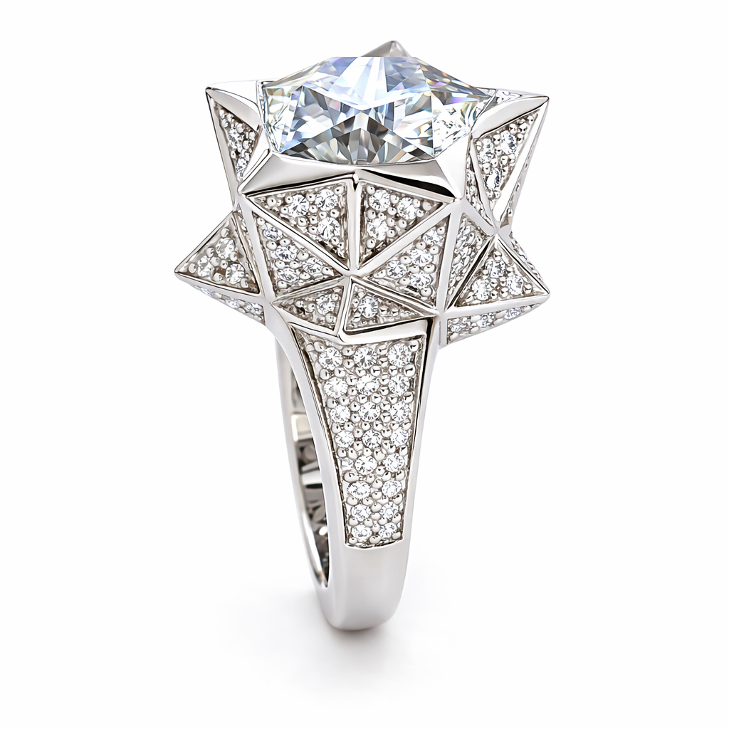 Star Engagement Ring