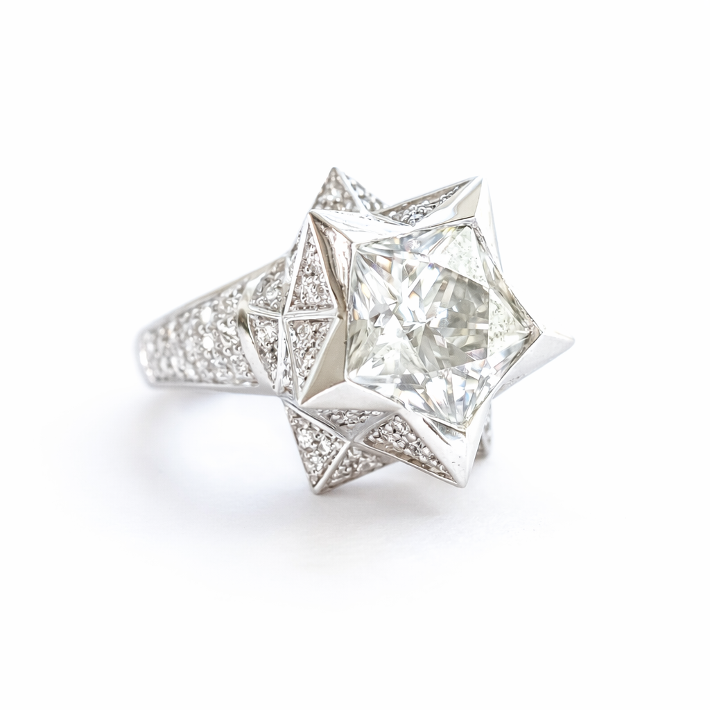 Star Engagement Ring