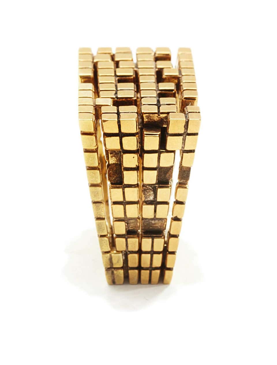 Metatron Blockchain Four Part Gold Ring - John Brevard