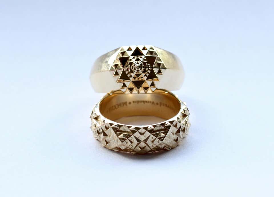 Unisex 18k Gold Sacred Signet Ring - John Brevard
