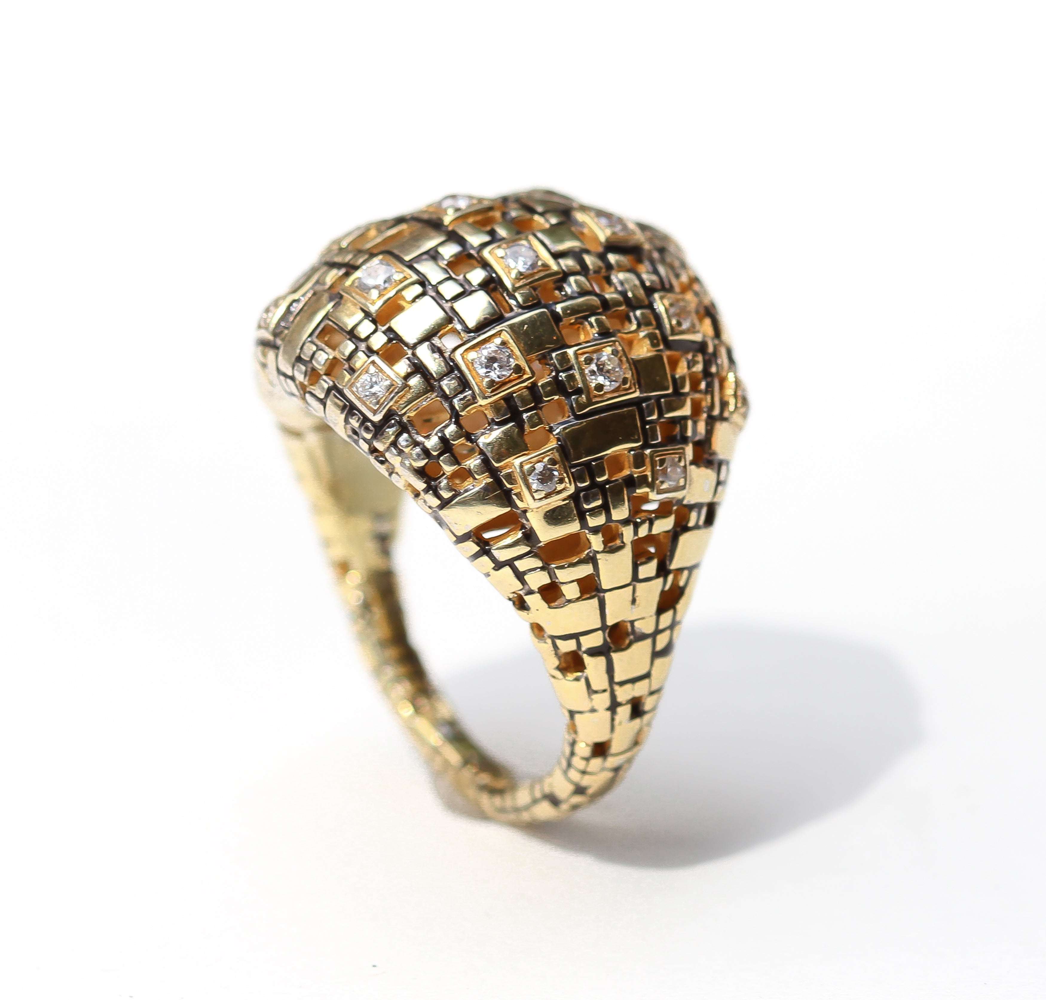 Yellow Gold Slim Dome Ring