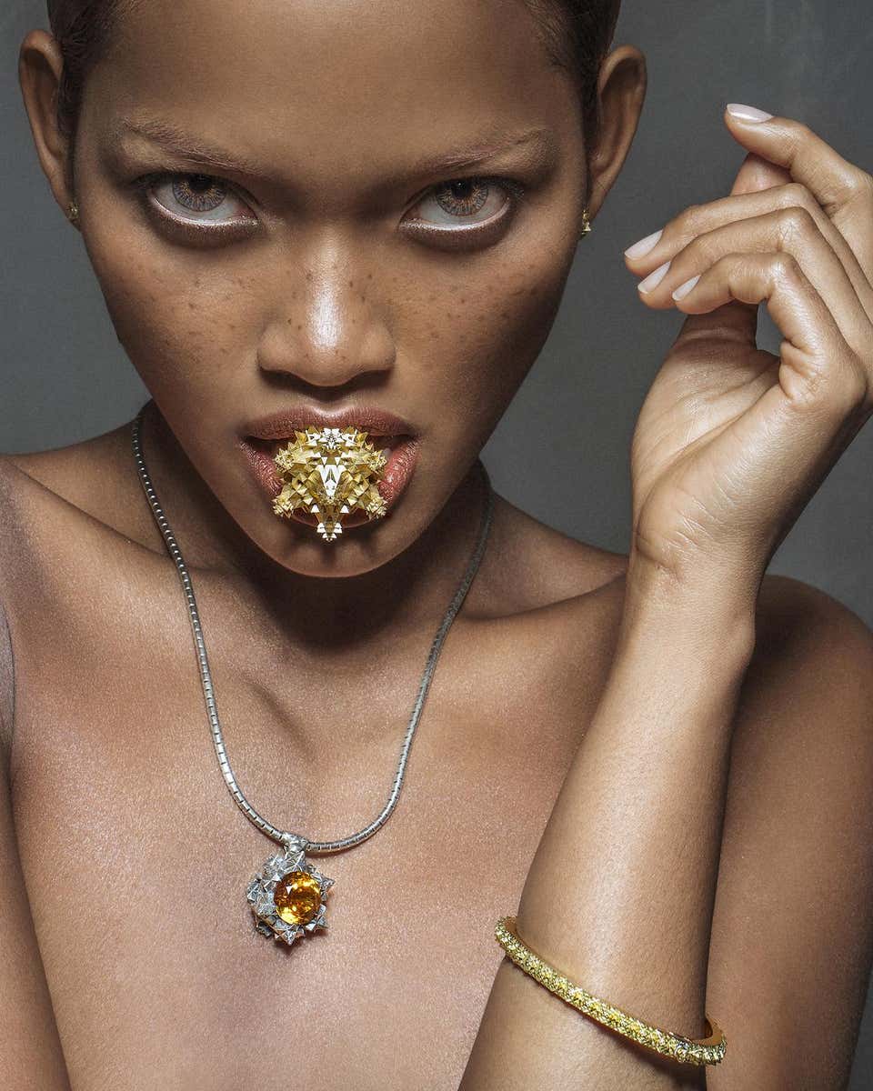 Customizable Thoscene Fractal 18k Solid Gold Ring - John Brevard