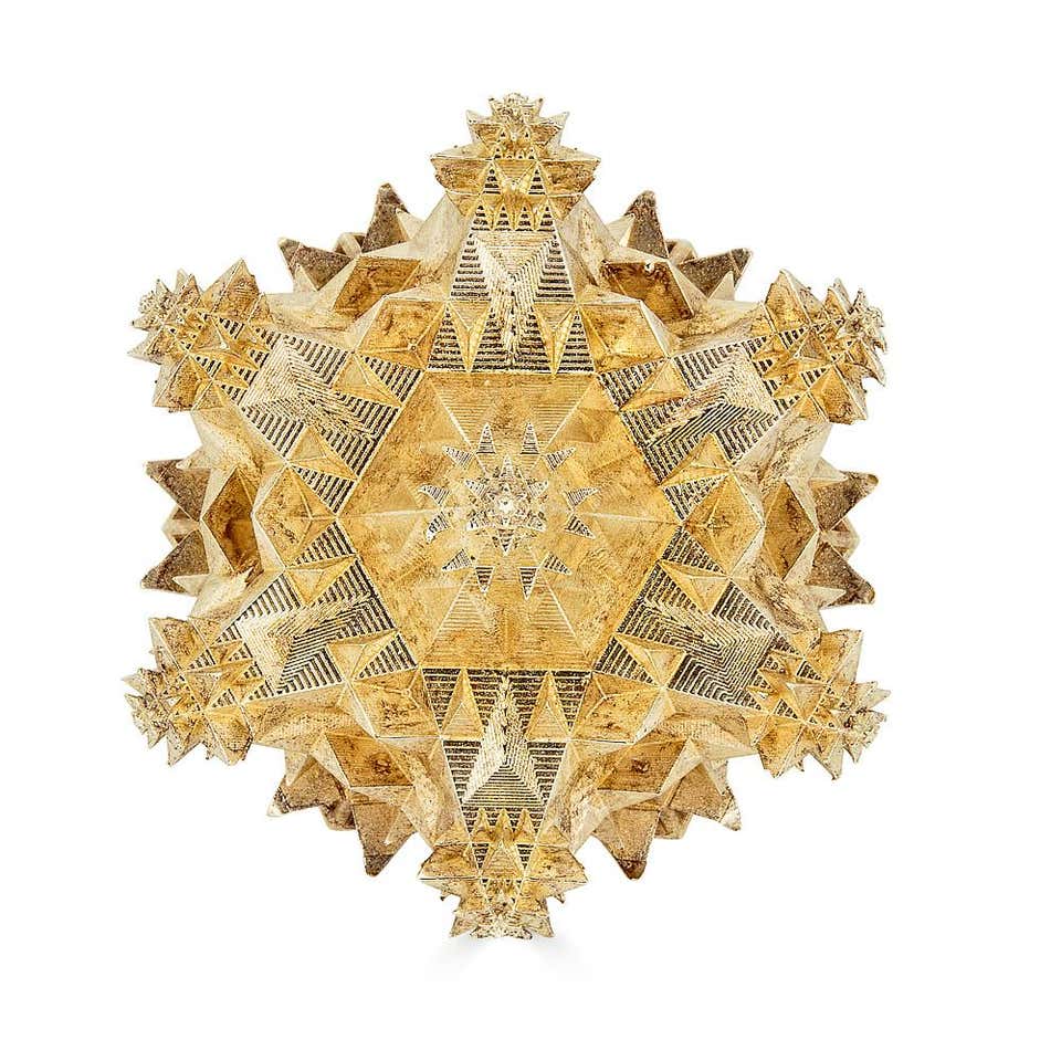 Customizable Thoscene Fractal 18k Solid Gold Ring - John Brevard