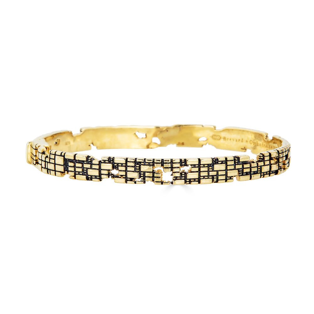 Blockchain Gold Bracelet