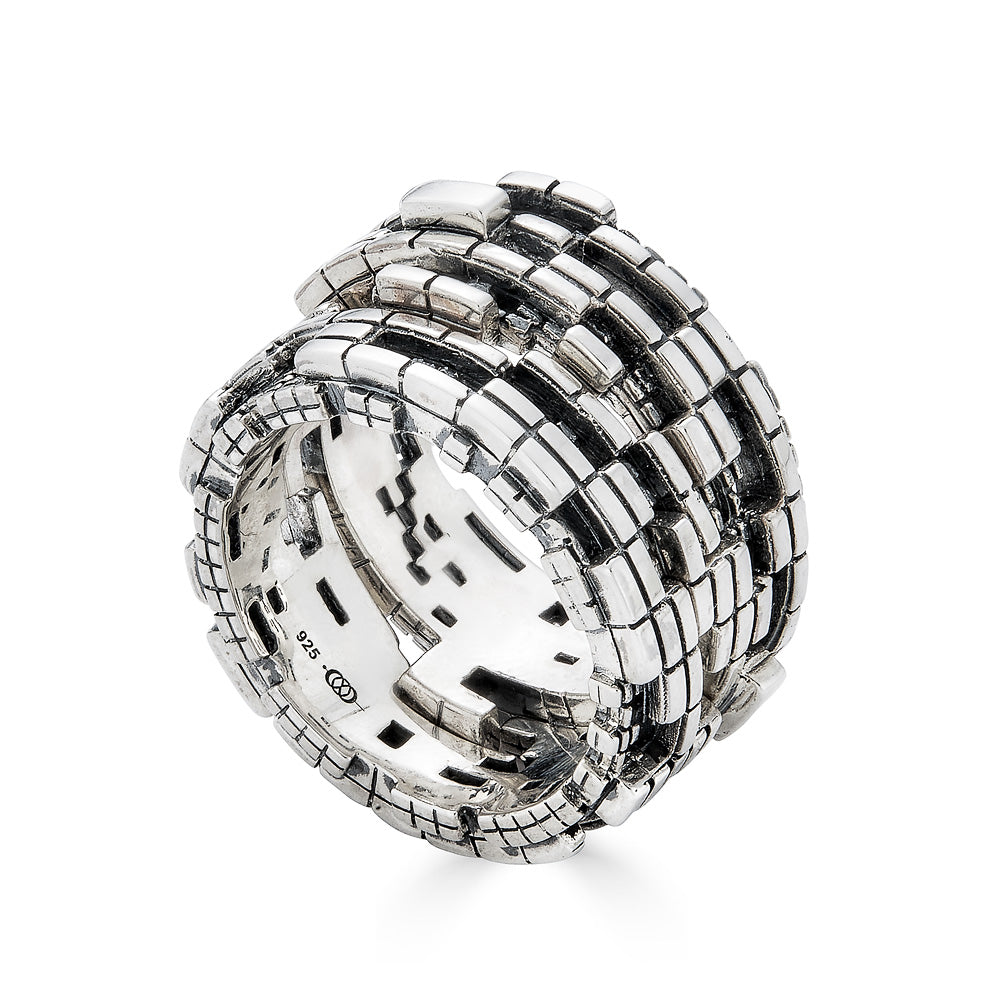 cubic sterling silver ring