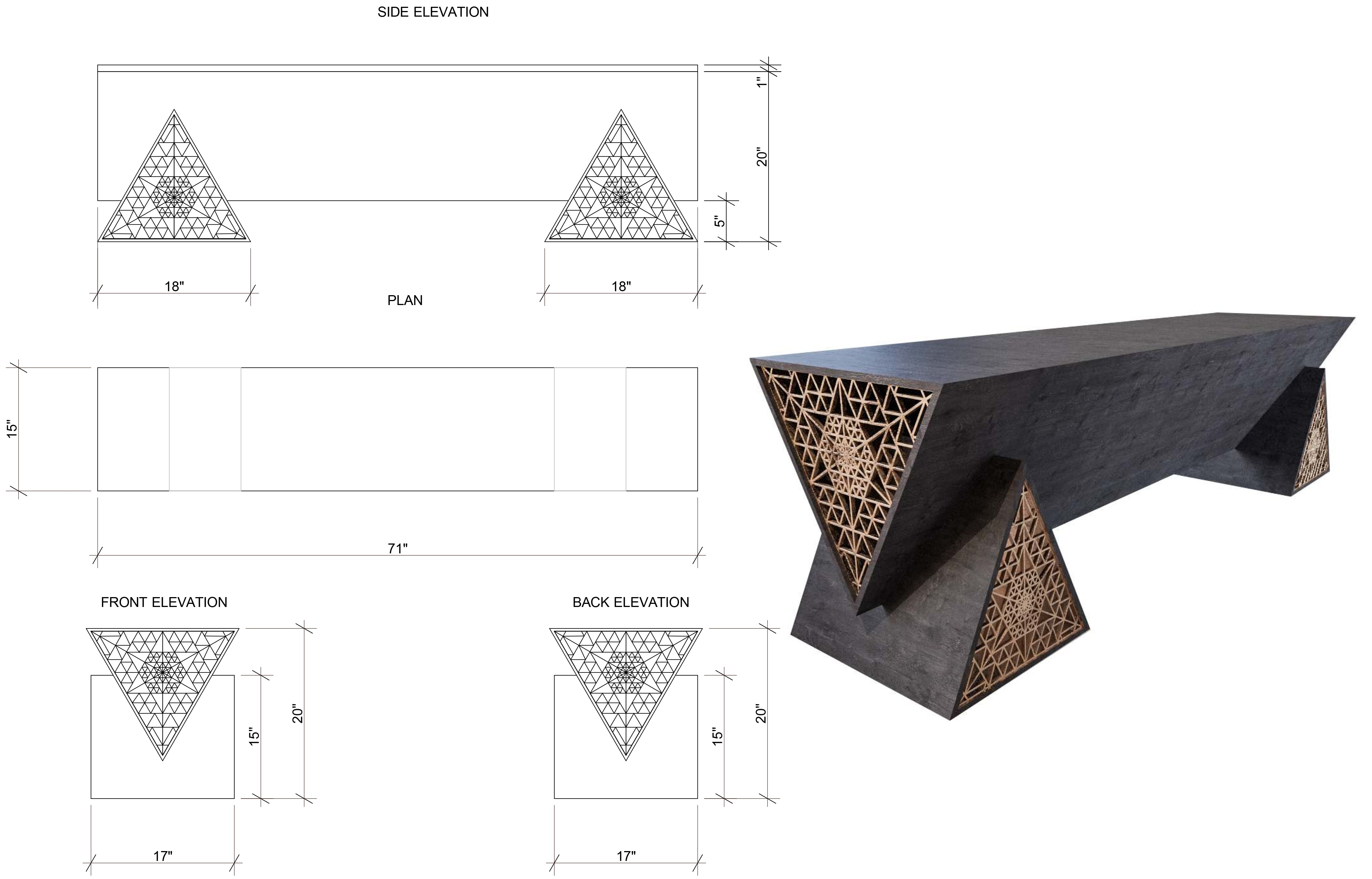 Fractal Bench - John Brevard