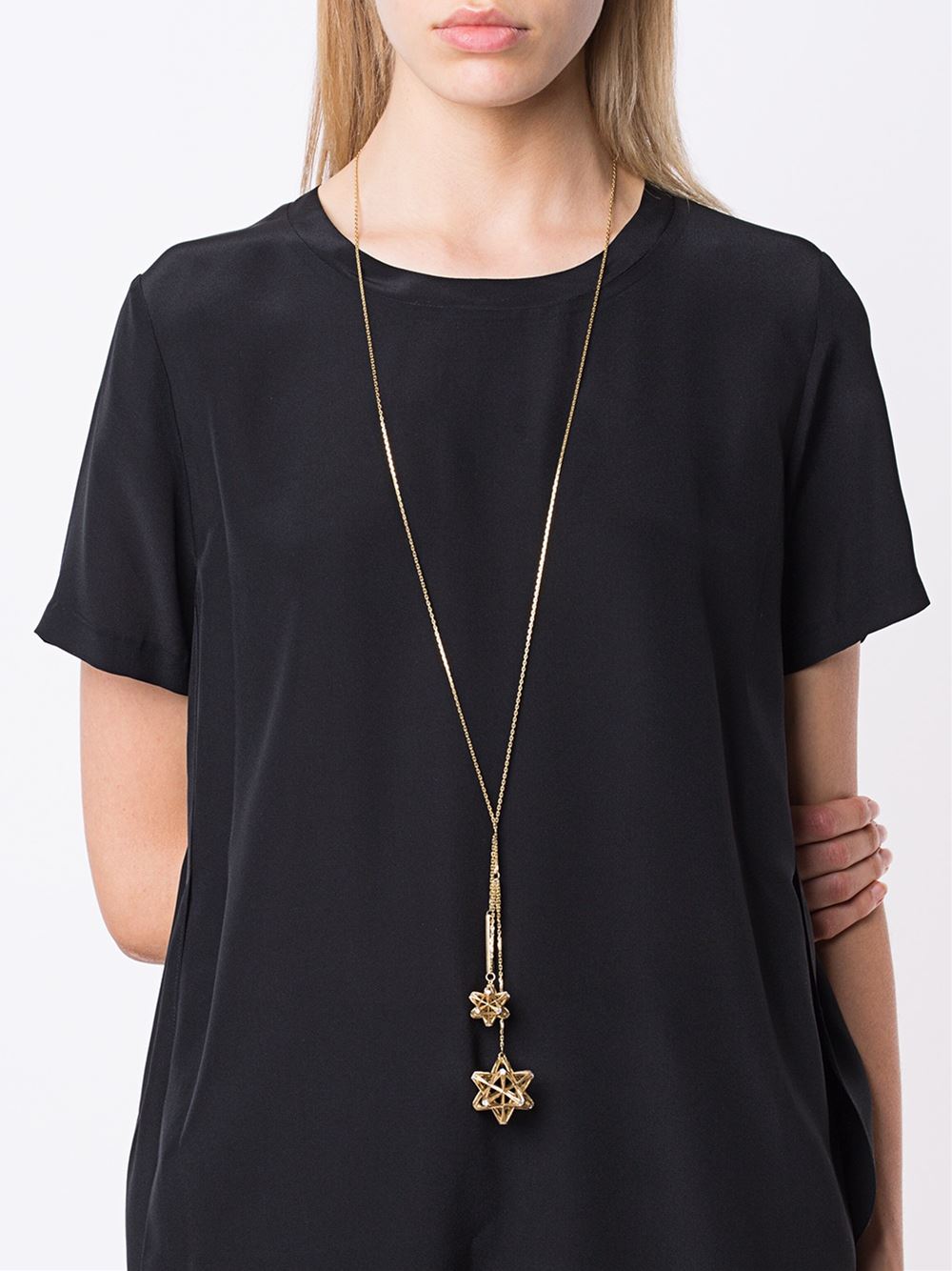 Frame Diamond and 18k Gold Pendant - John Brevard