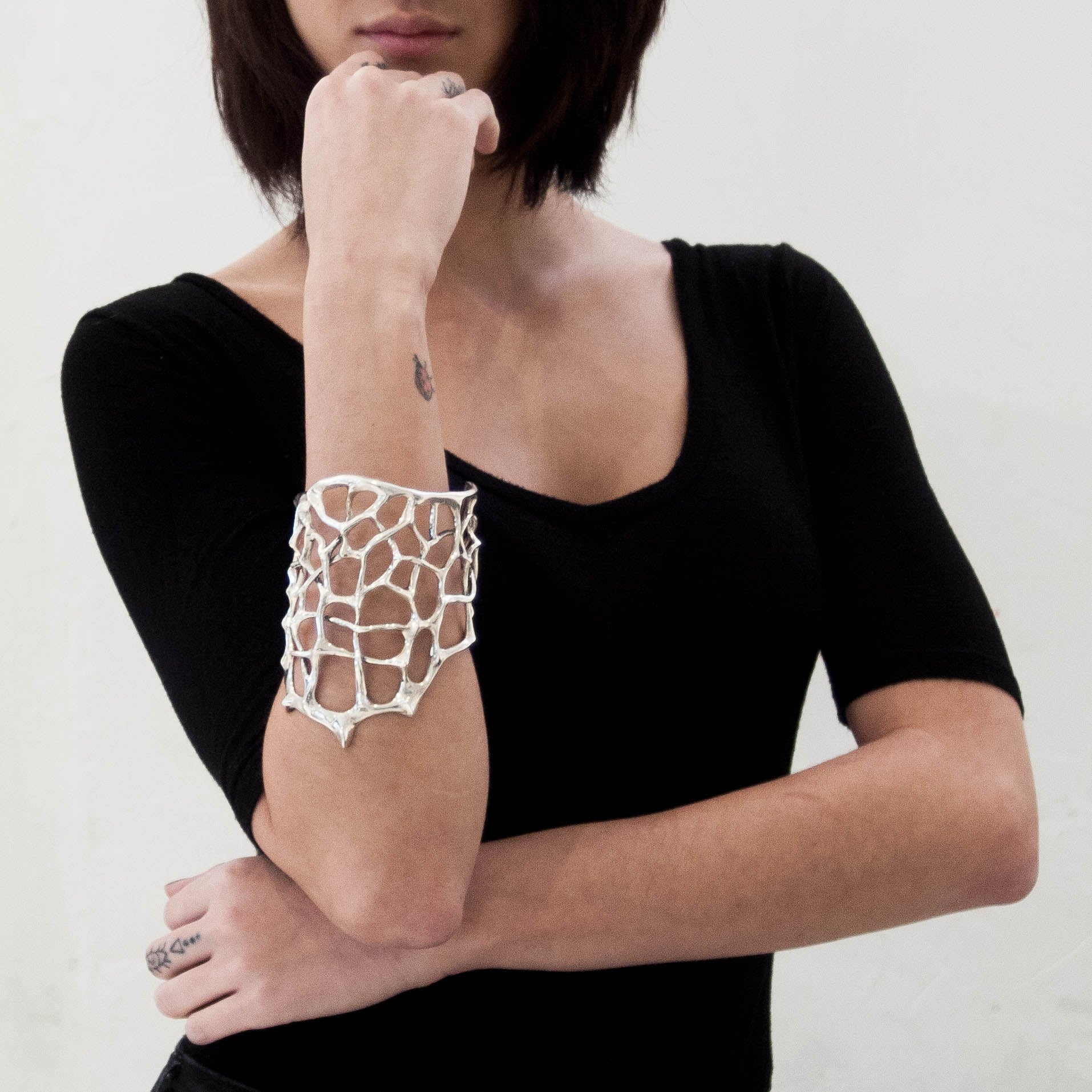 Thorn Silver Cuff - John Brevard