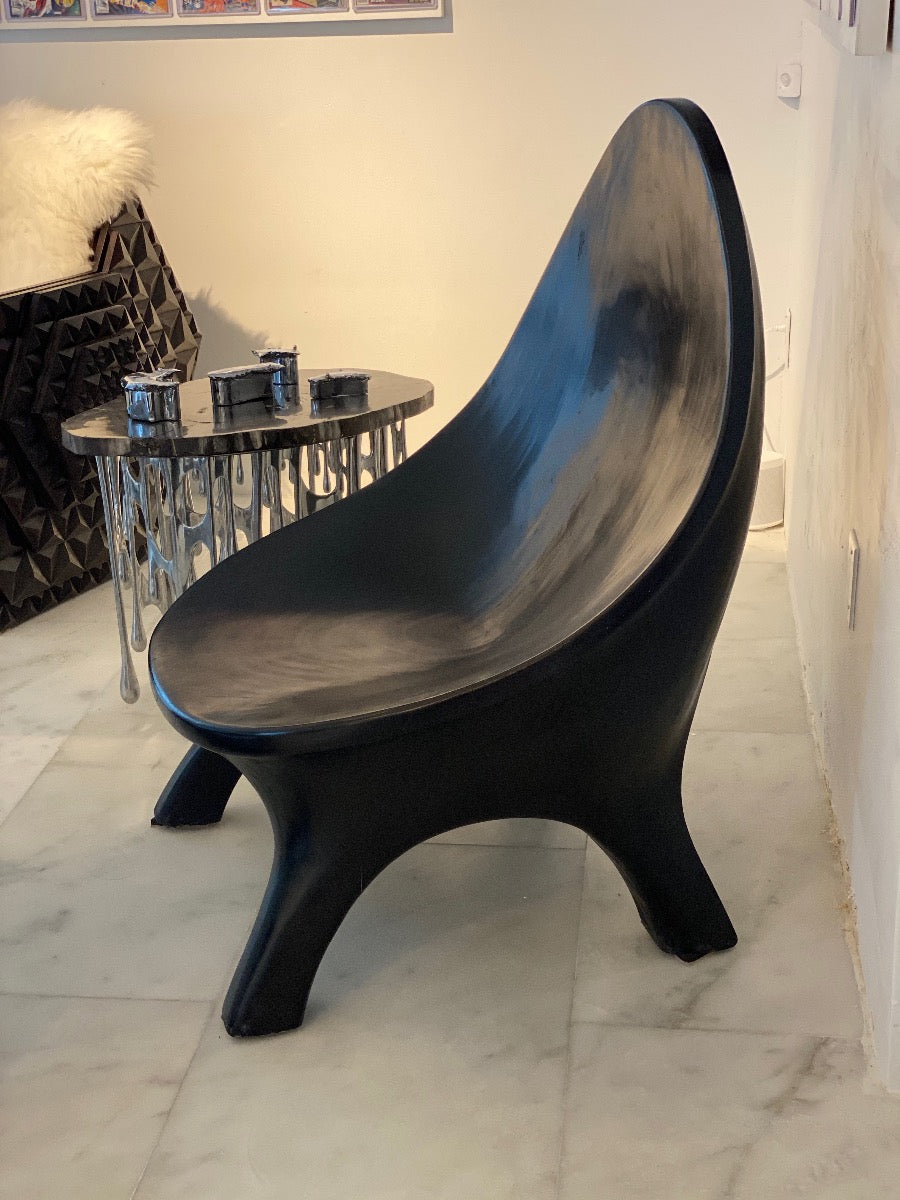 Modern Teak Womb Chair - John Brevard