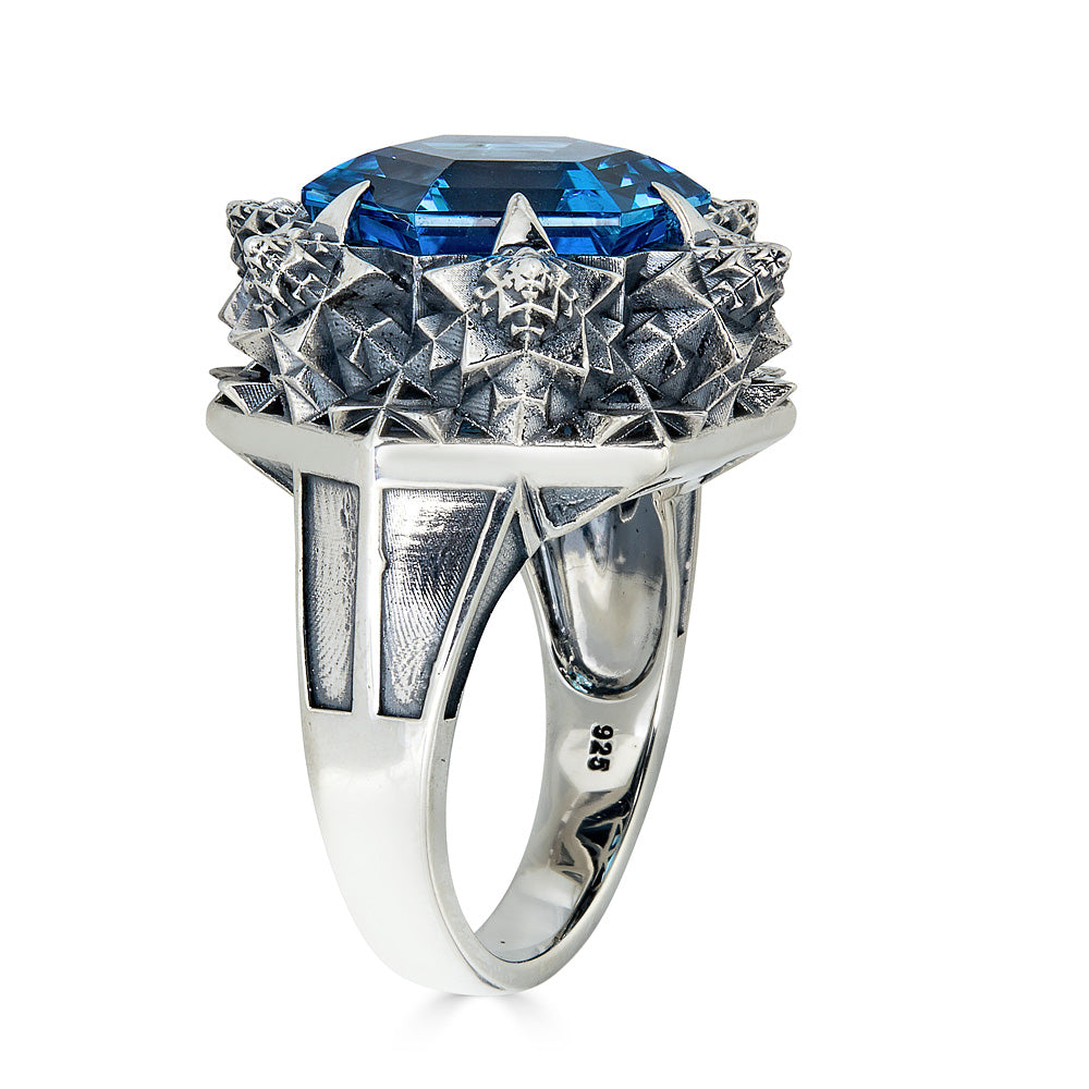 Thoscene Blue Topaz Ring - John Brevard