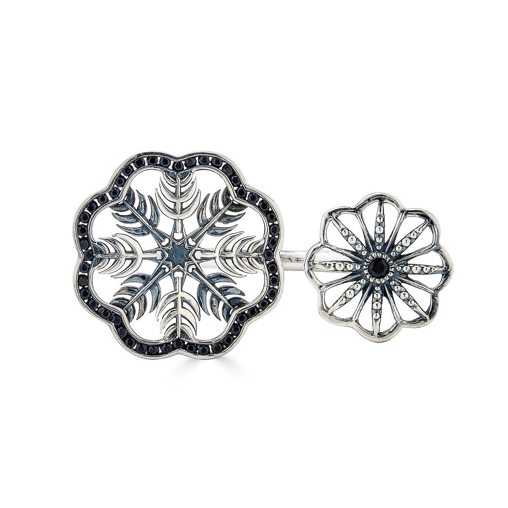 Snow Queen Sapphire Silver Ring - John Brevard