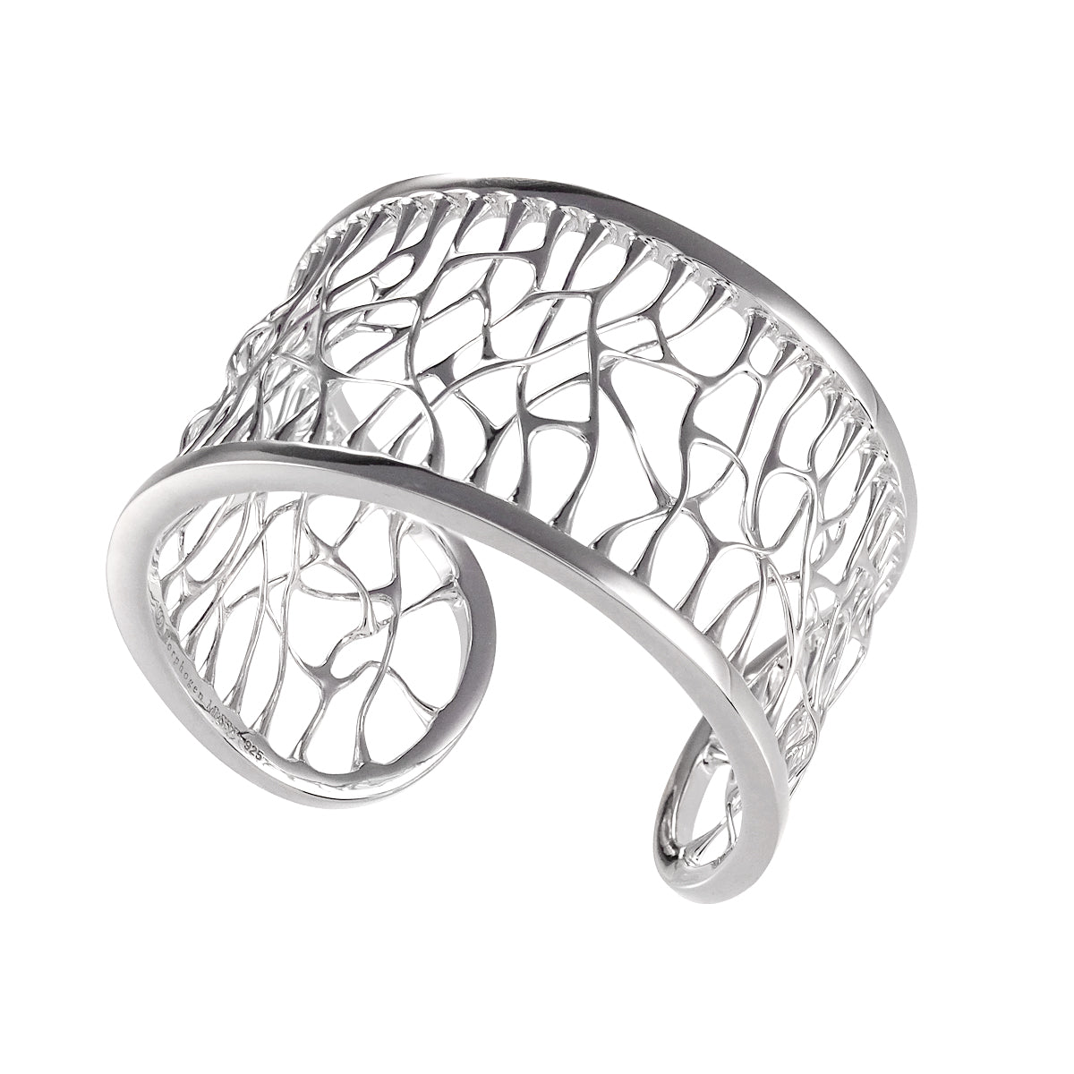 Sterling Silver Web Cuff