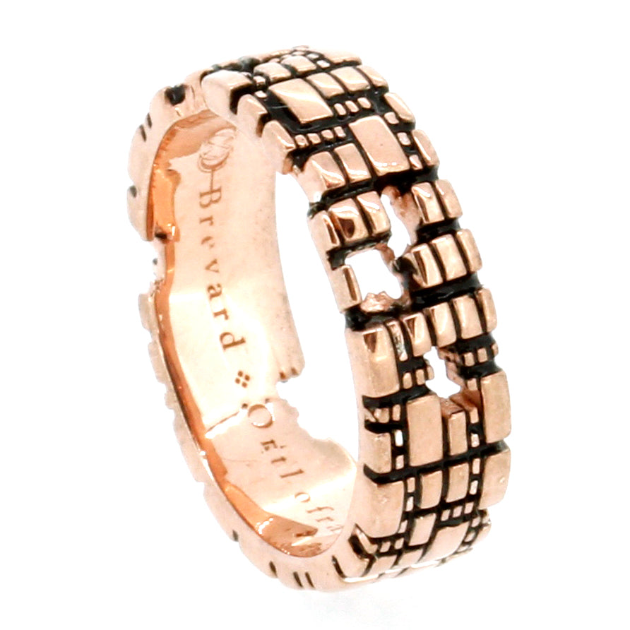 Torus Medium Rose Gold Ring - John Brevard