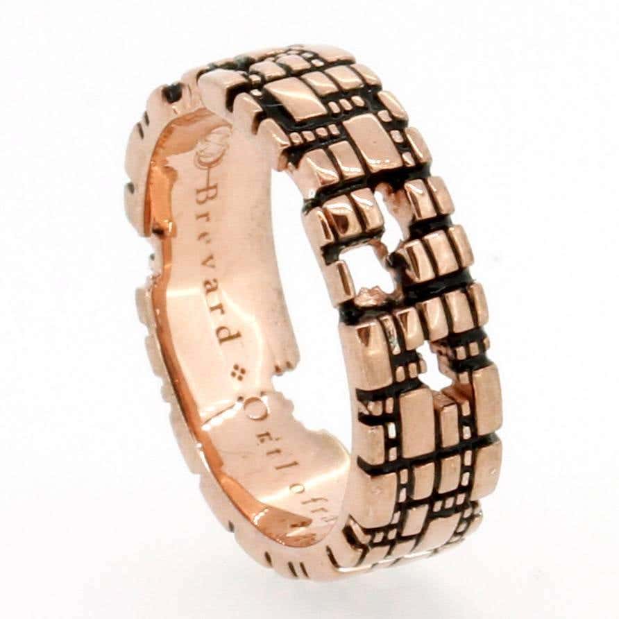 18K Rose Gold Torus Ring