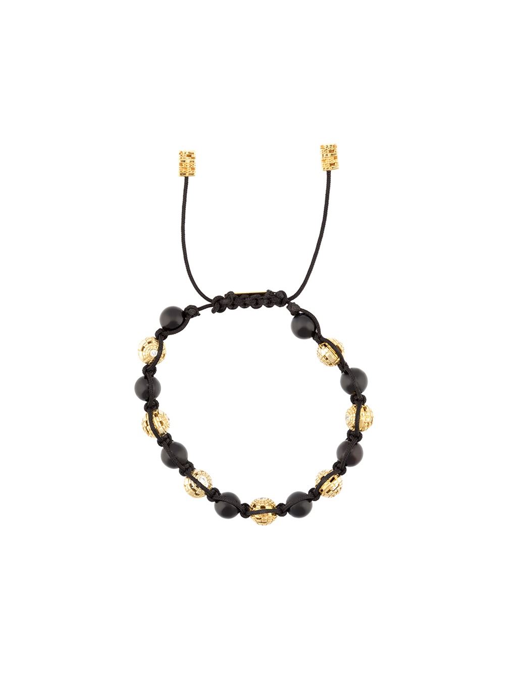 Blockchain Diamond and Gold Bead Bracelet - John Brevard