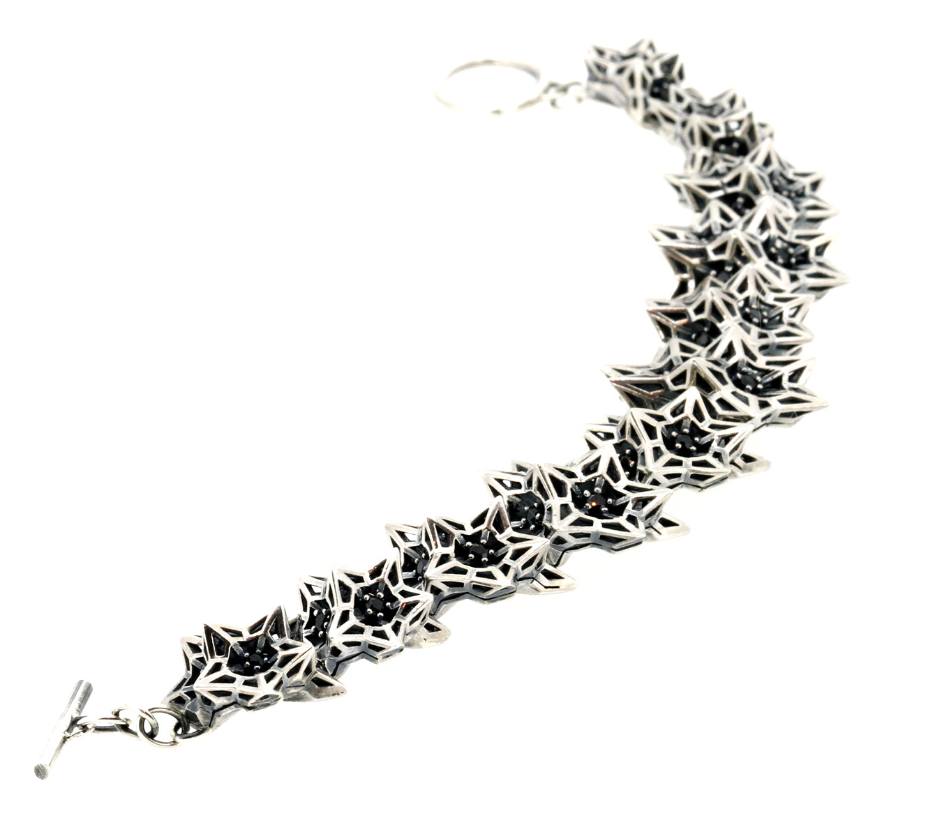 Helix Frame Silver Bracelet - John Brevard