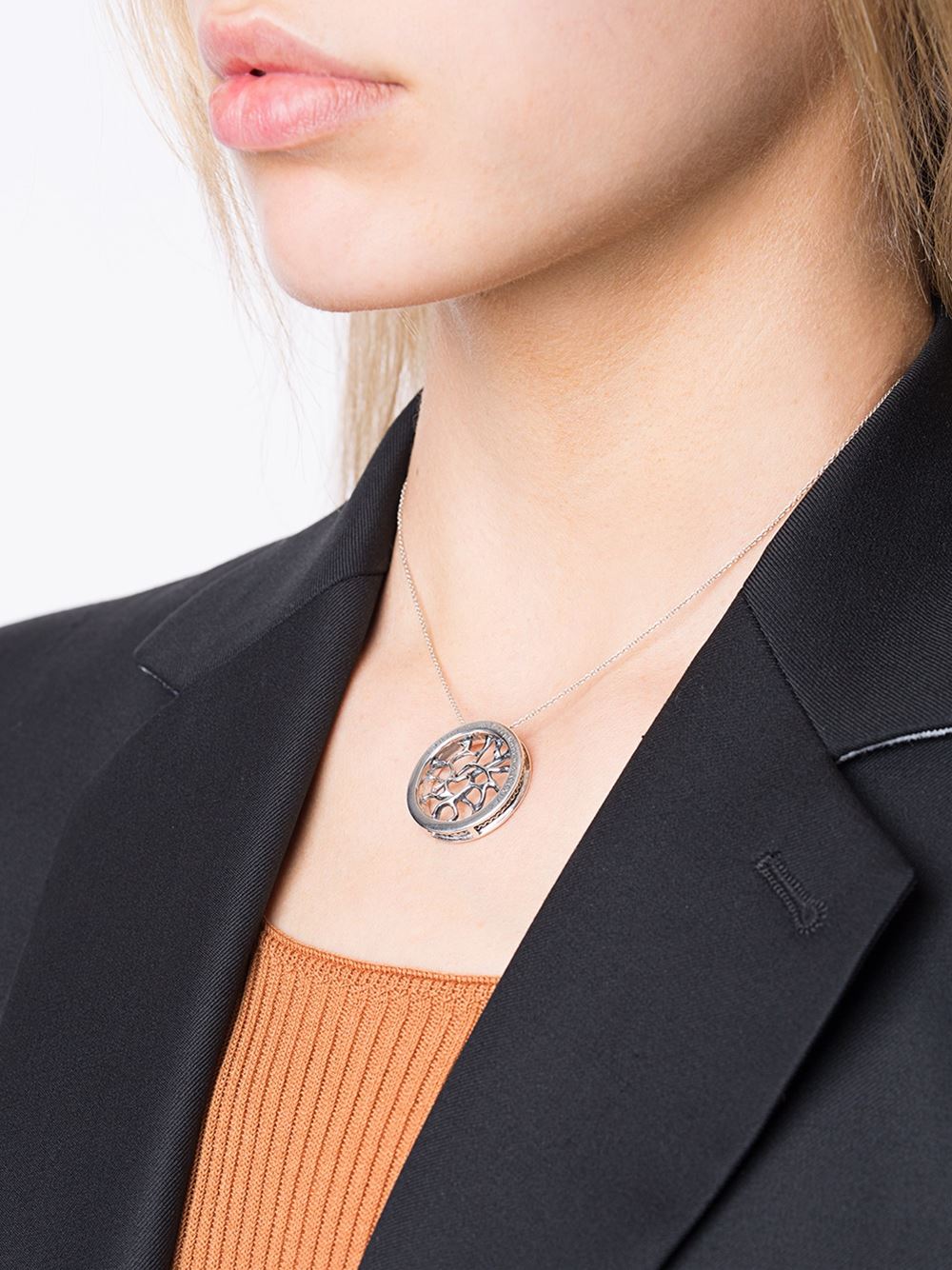 Web Silver Necklace - John Brevard