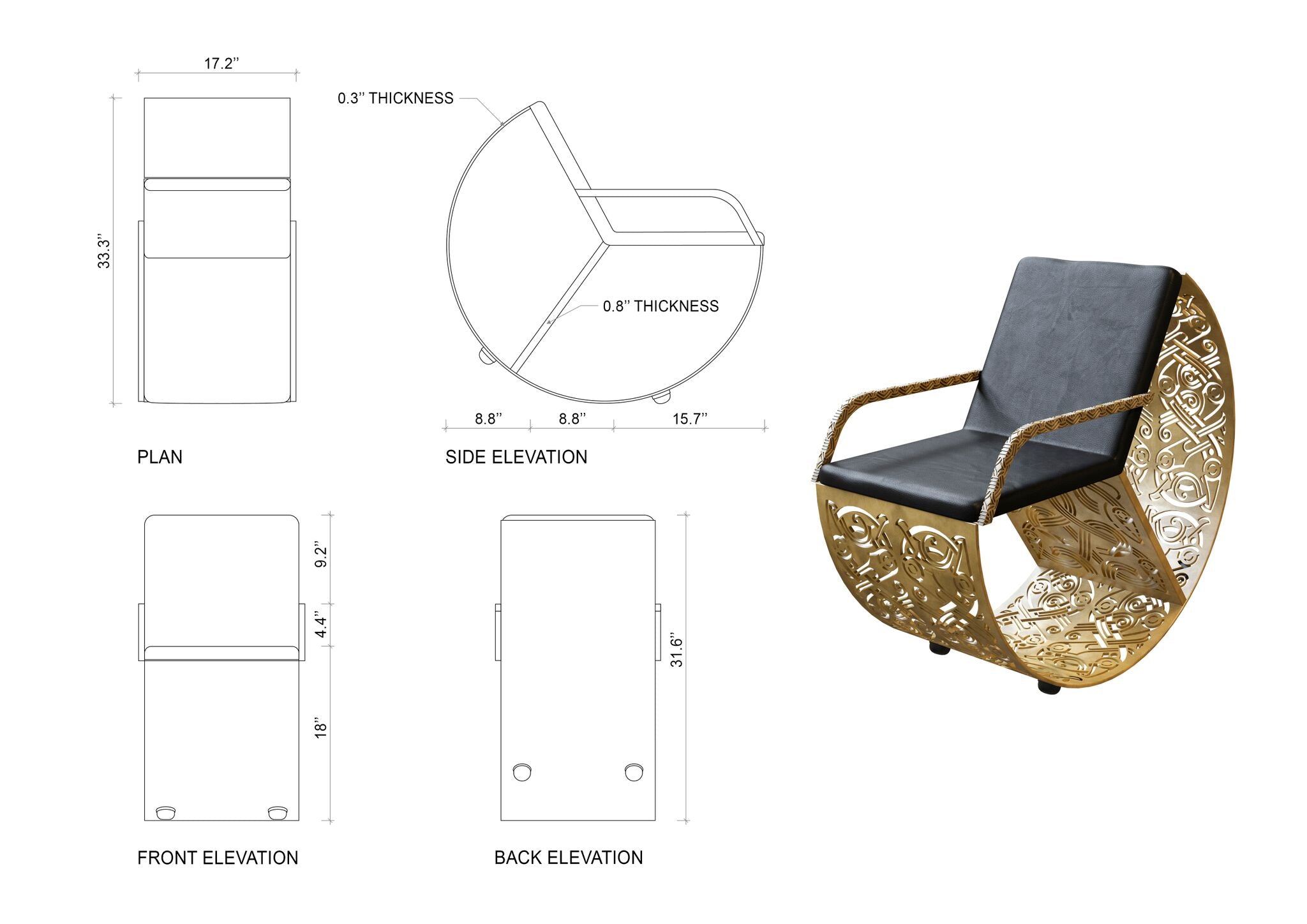 Spherical Viking Chair - John Brevard