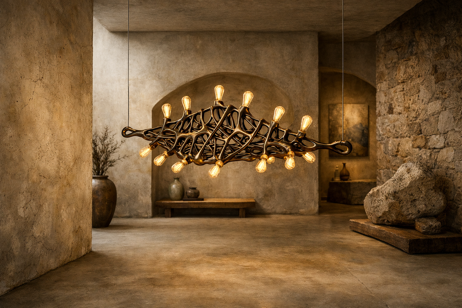Morpho Chandelier