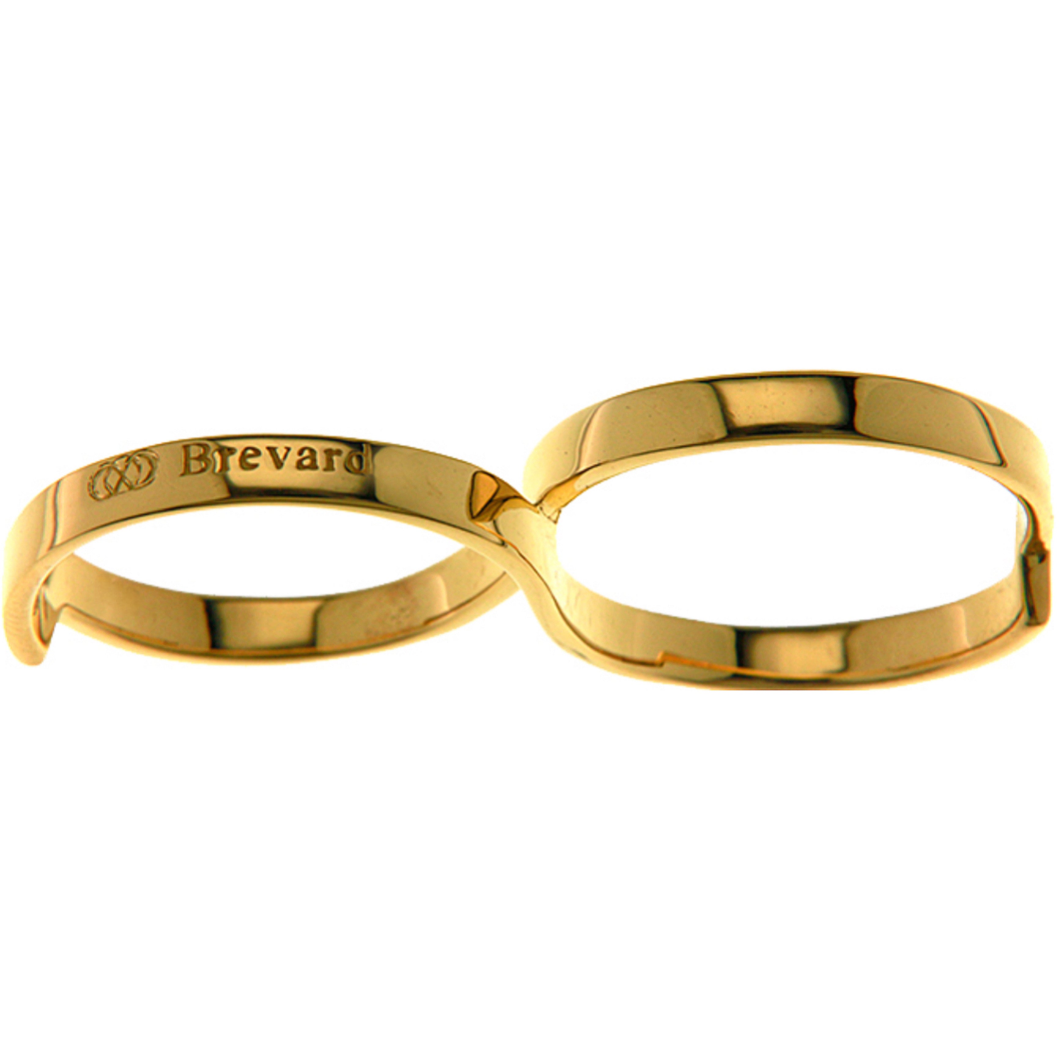 Fabri Infinity Single Loop Gold Ring