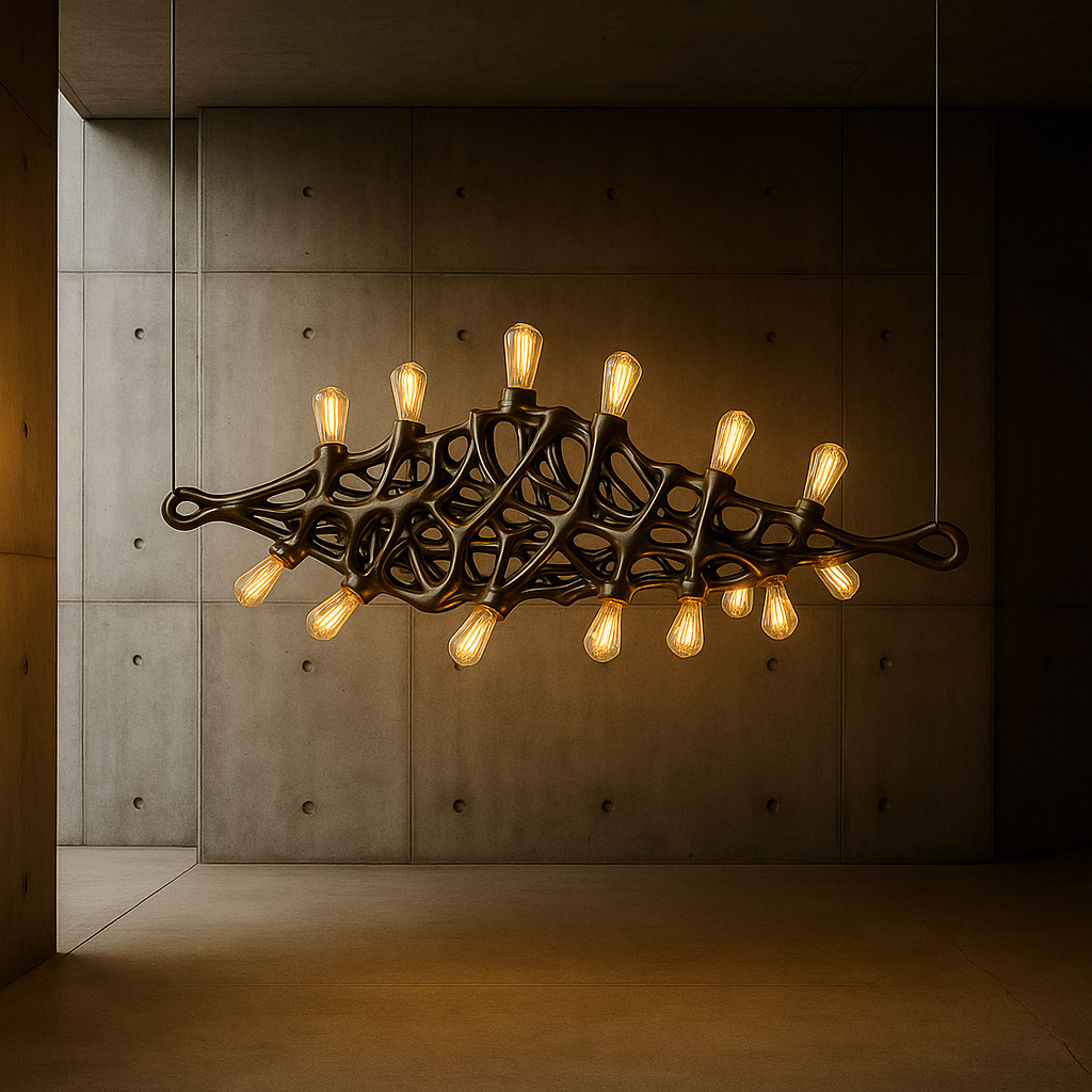 Morpho Chandelier