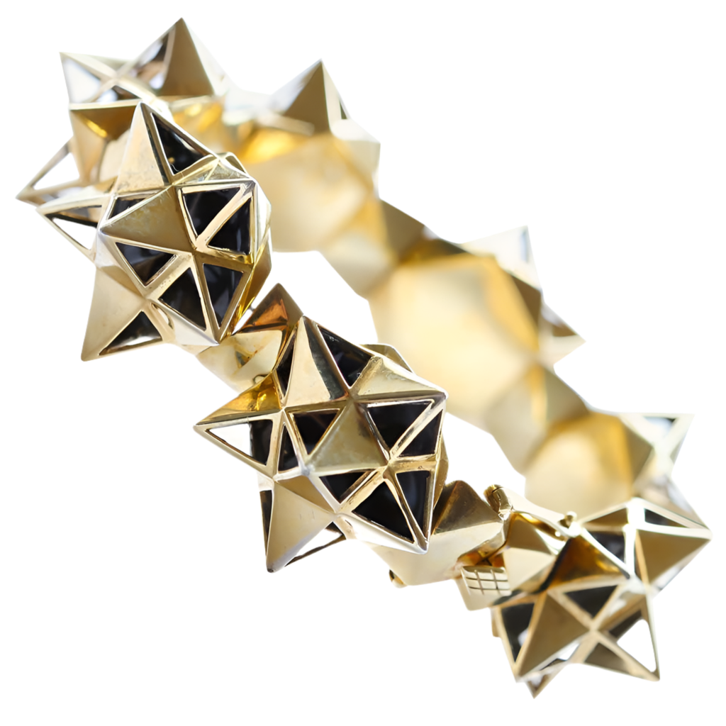 Framework 18k Gold Tetra Bracelet