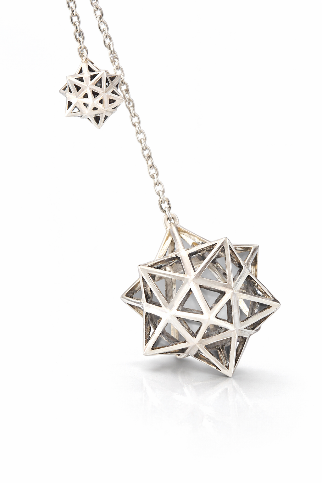 Framework Star Silver Pendant