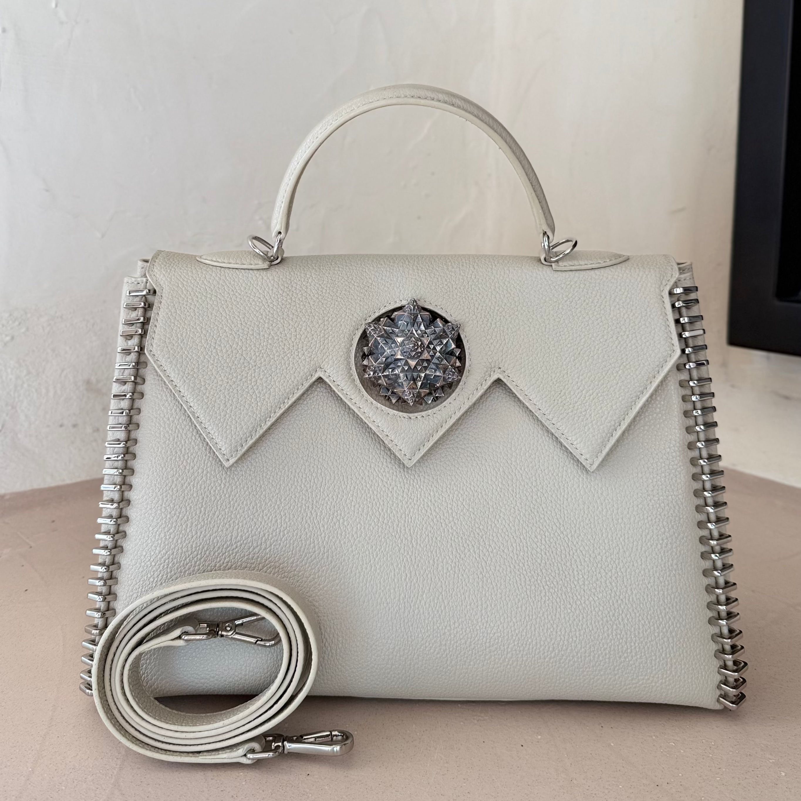 Beige John Brevard Bag