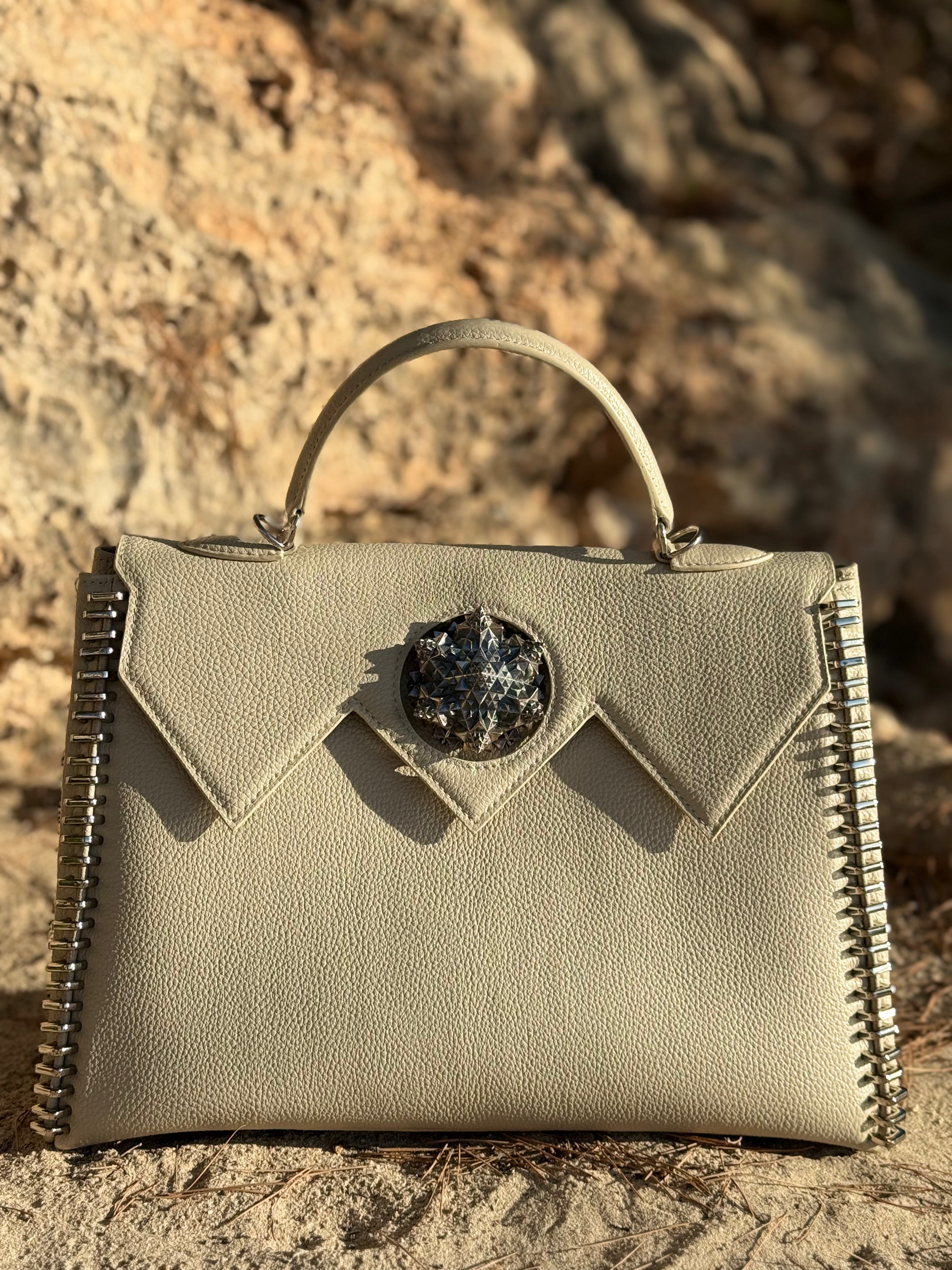 Beige John Brevard Bag