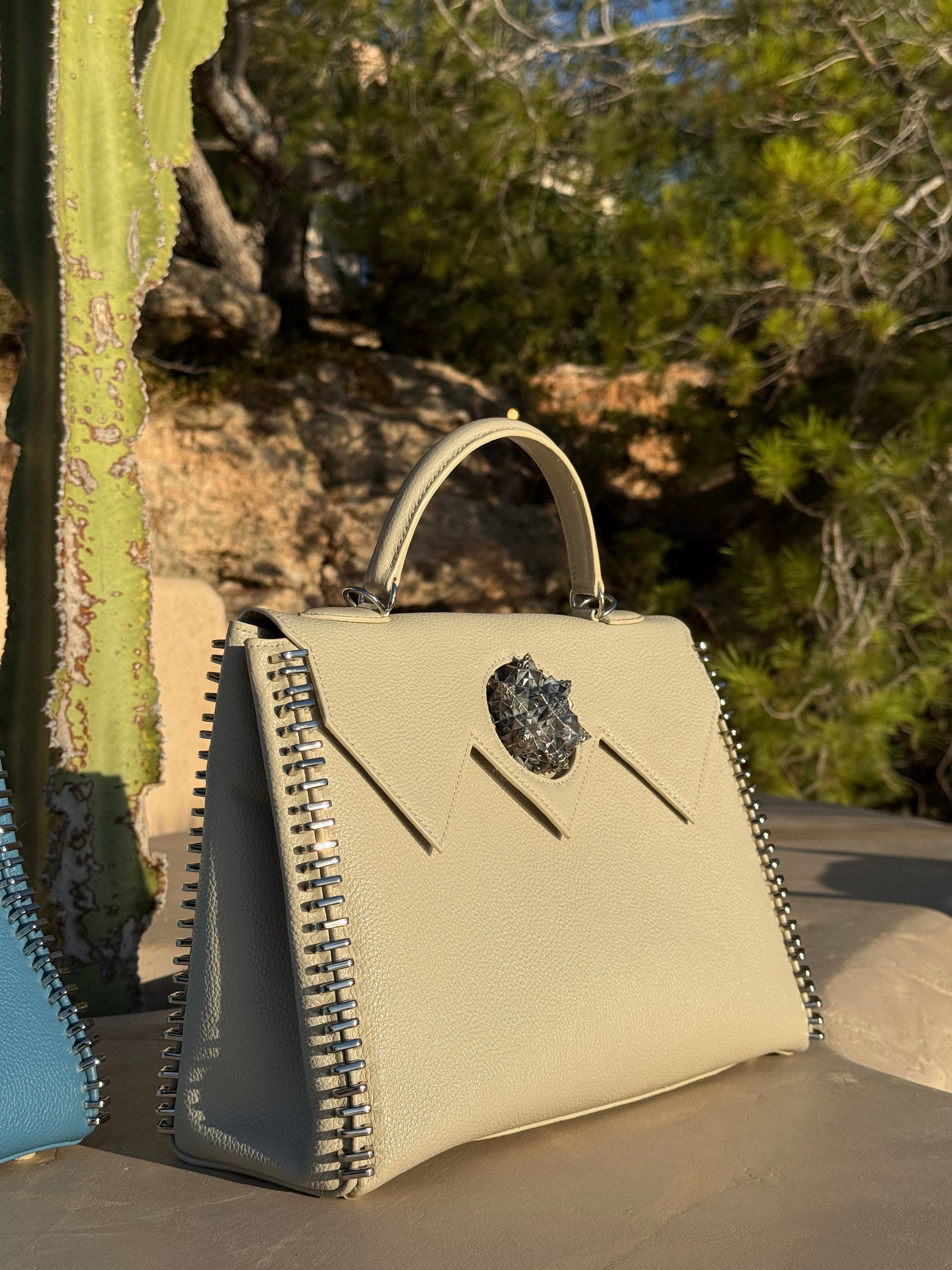 Beige John Brevard Bag