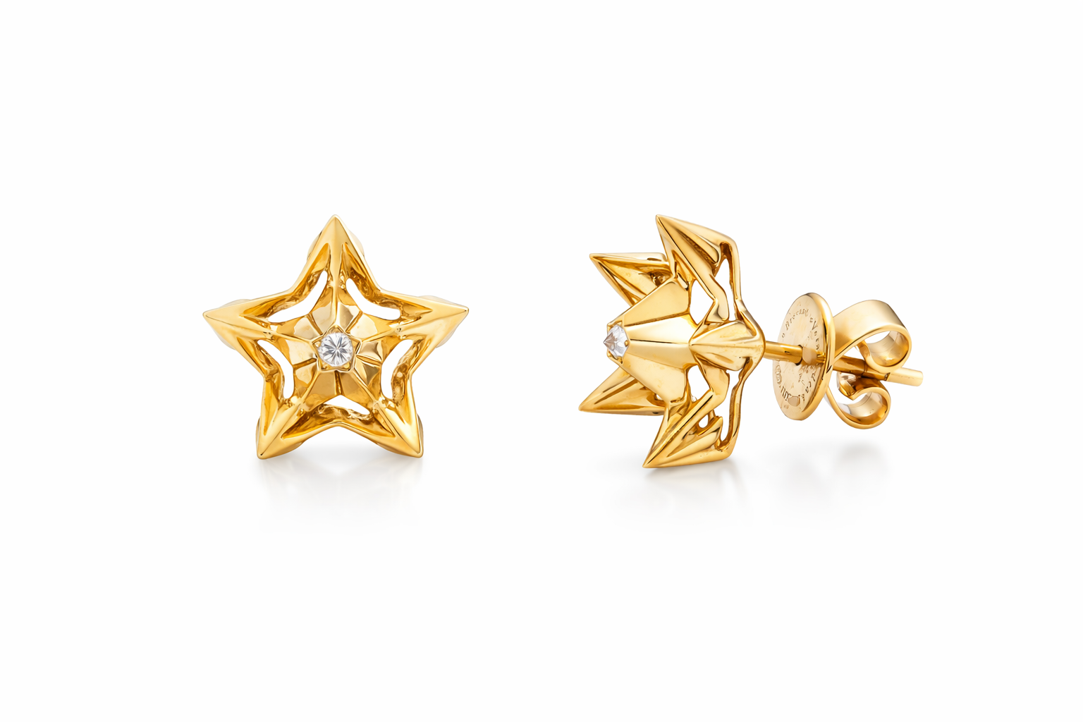 Nova Wrap Diamond Stud Earrings