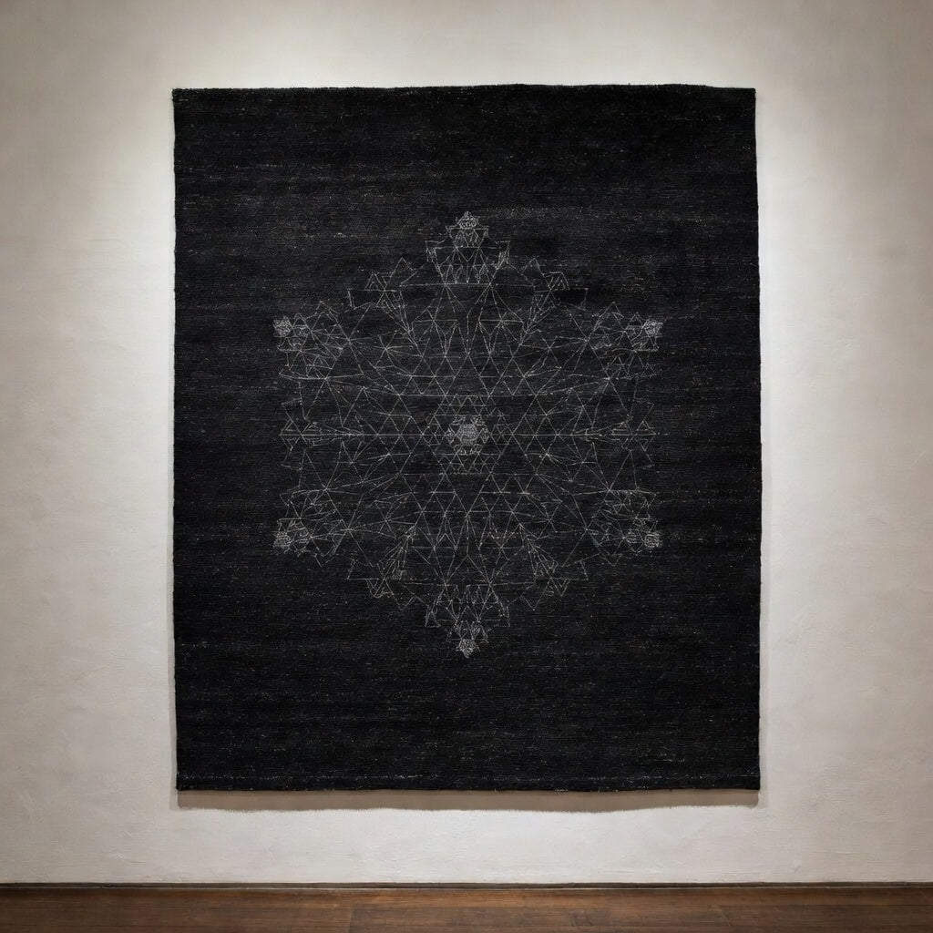 Verahedra Hand Knotted Rug in Wool