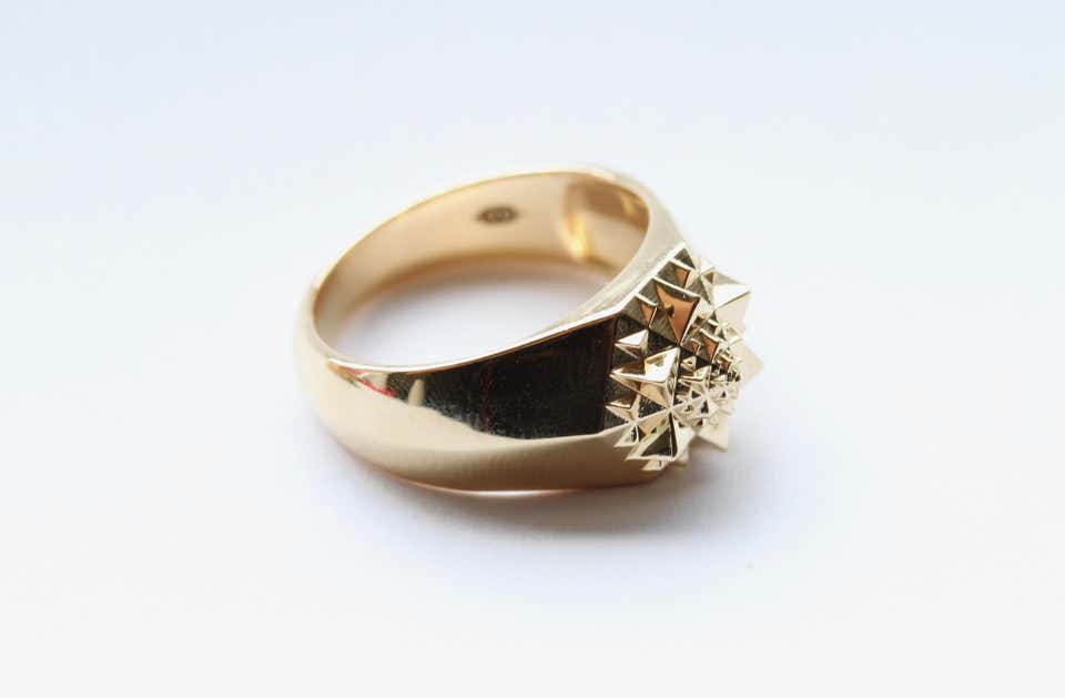 Unisex 18k Gold Sacred Signet Ring - John Brevard