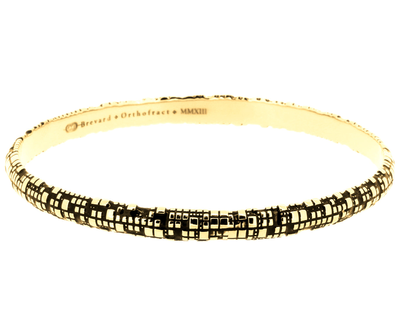 Torus Gold Bangle - John Brevard