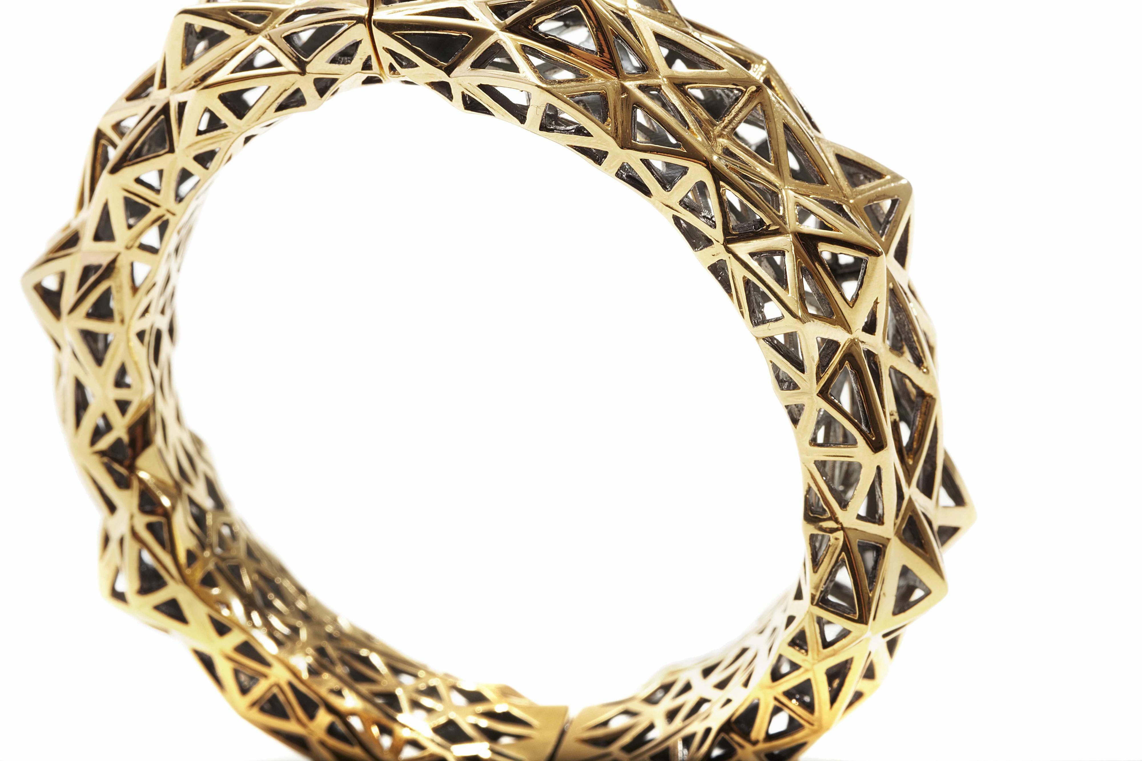 Stellated Gold Bracelet - John Brevard