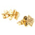 Singular Diamond 18k Gold Stud Earrings - John Brevard