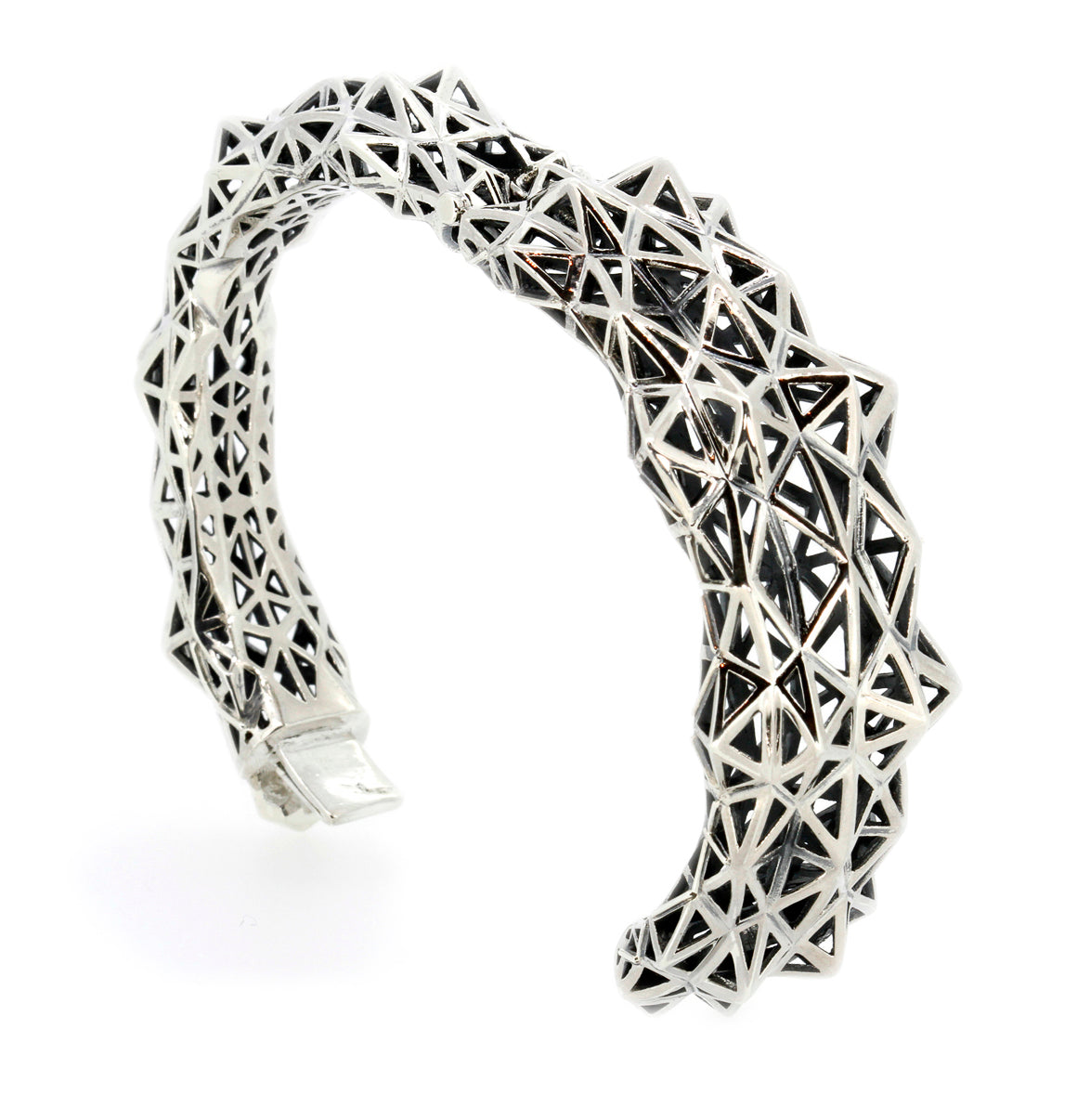 Stellated Sterling Silver Bracelet - John Brevard