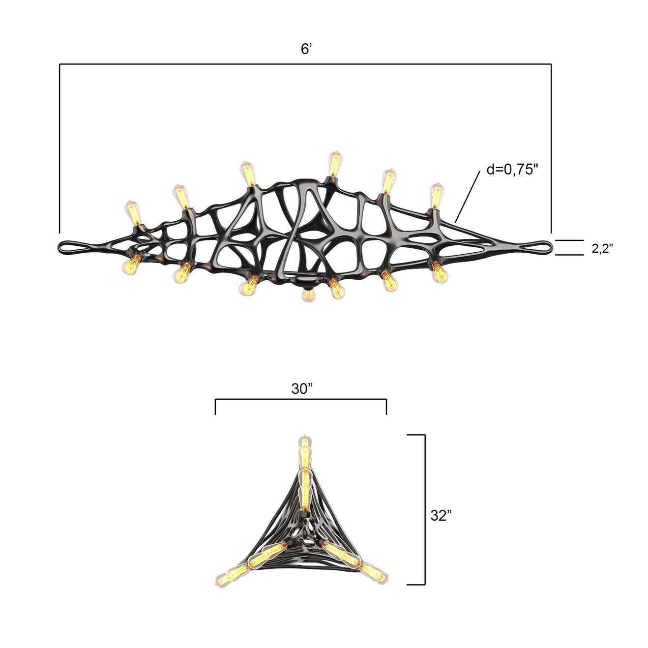 Morpho Chandelier - John Brevard