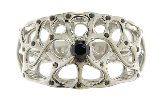 Sterling Silver Web Ring - John Brevard