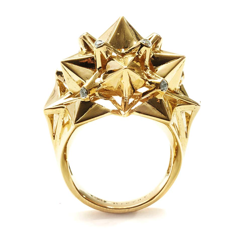 Nova 18k Gold and Diamond Ring - John Brevard