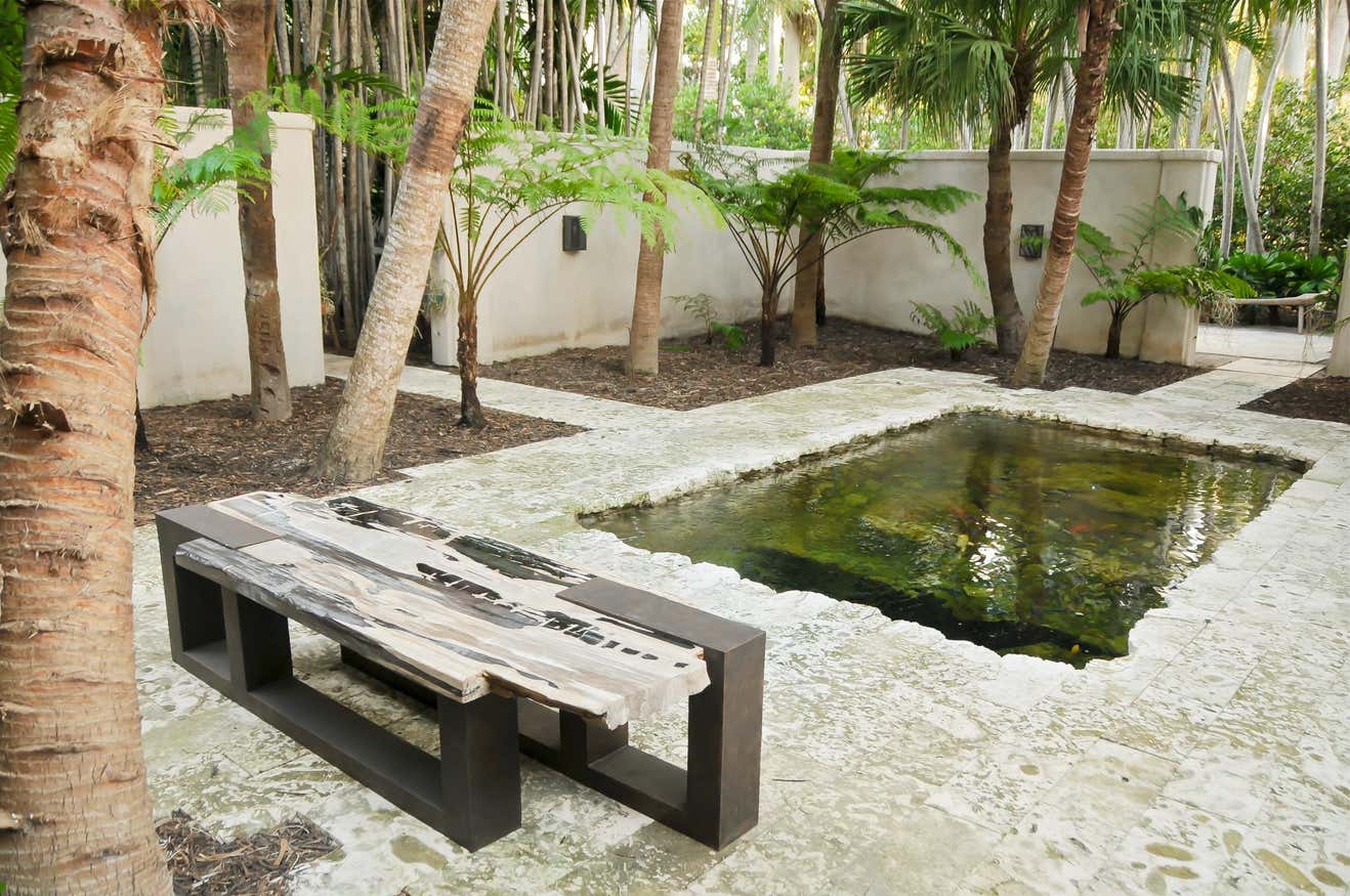 Petrified Wood Cubic Bench or Table - John Brevard