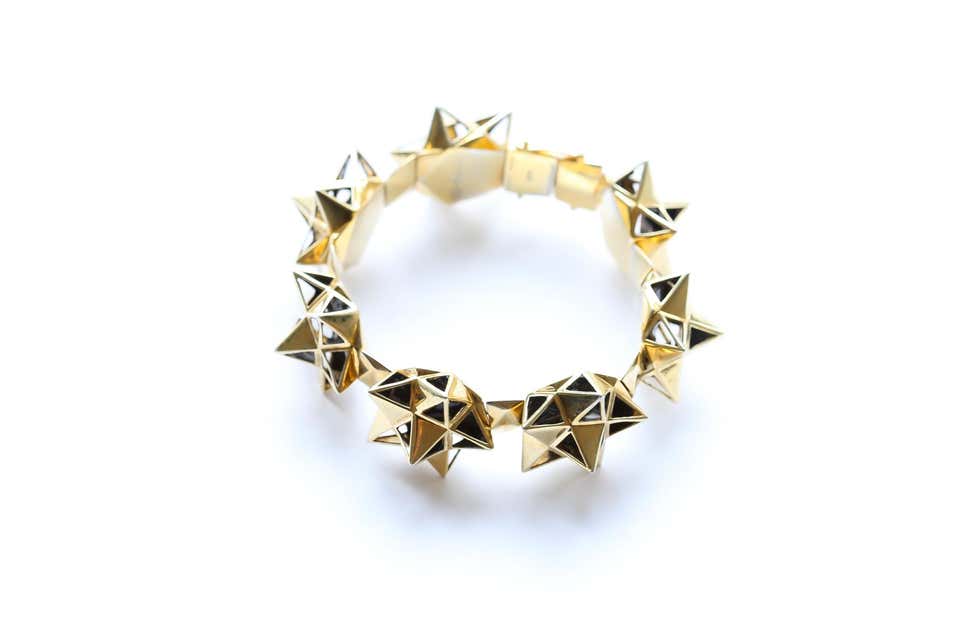 Framework Tetra Bracelet in Sterling Silver - John Brevard